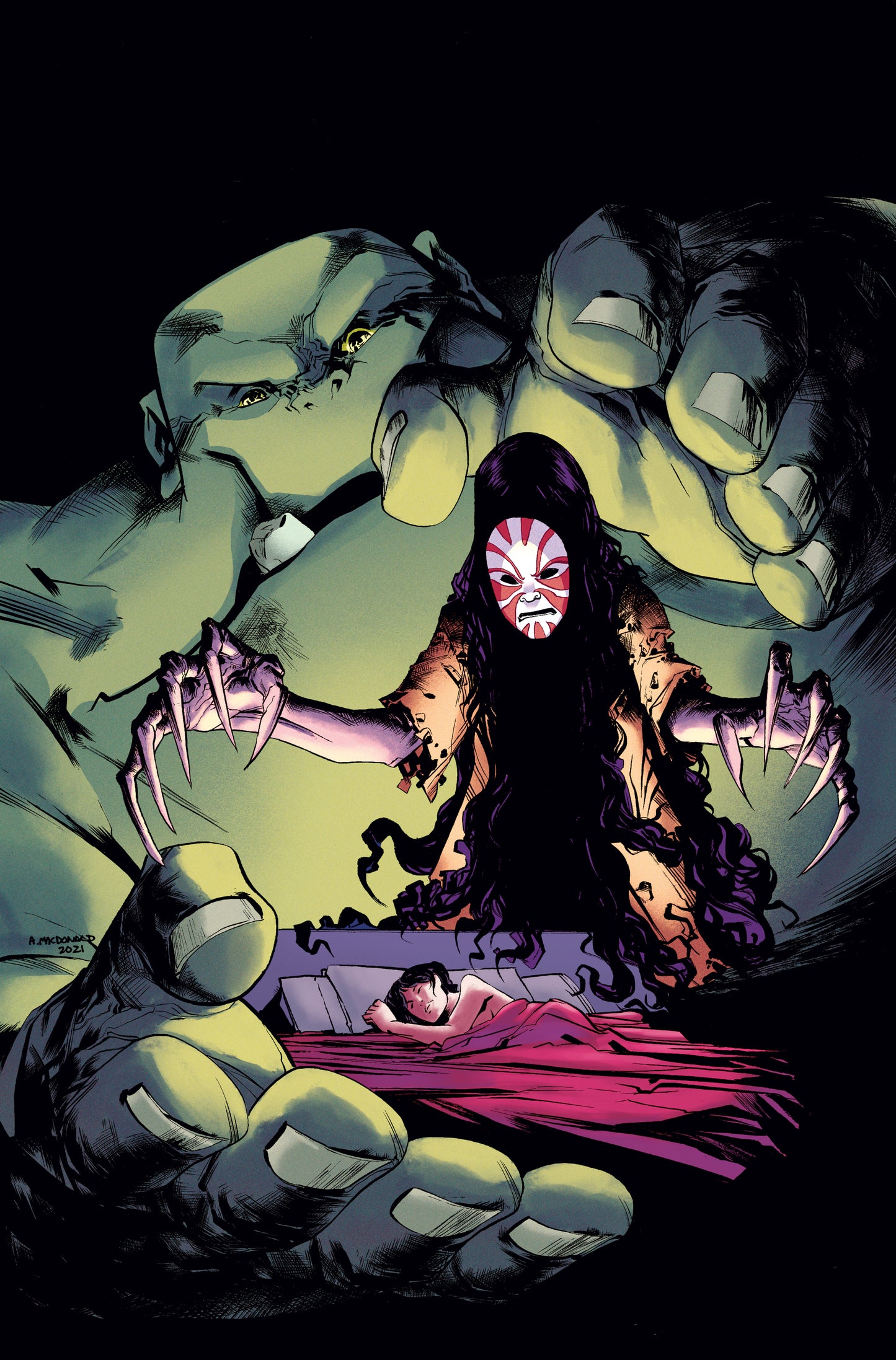 MY DATE WITH MONSTERS #1 CVR A ANDY MACDONALD 2021 comic book AFTERSHOCK COMICS