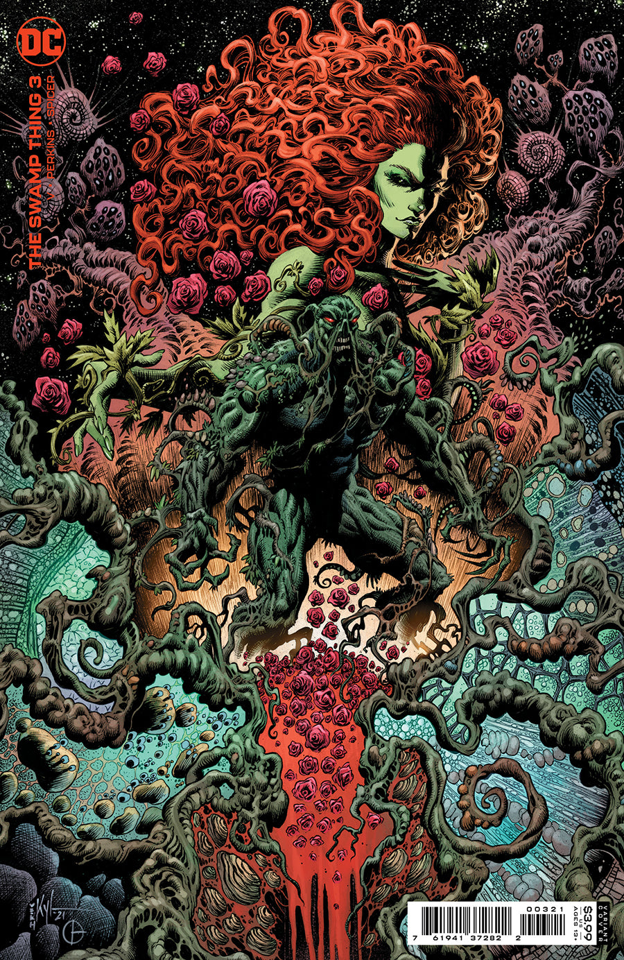 SWAMP THING #3 (OF 10) CVR B KYLE HOTZ CARD STOCK VARIANT 2021 Swamp Thing DC COMICS