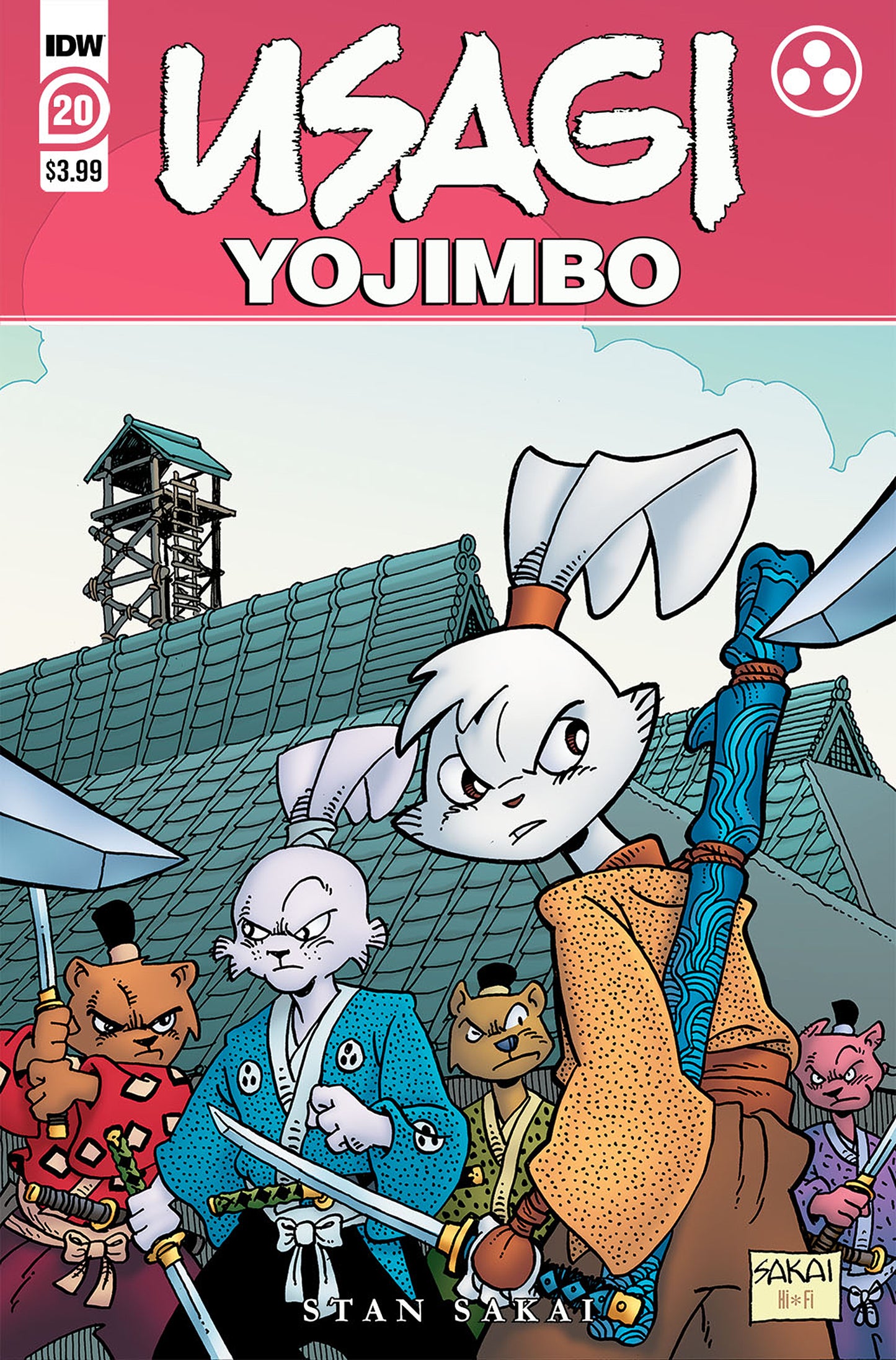 USAGI YOJIMBO #20 2021 Usagi Yojimbo IDW PUBLISHING