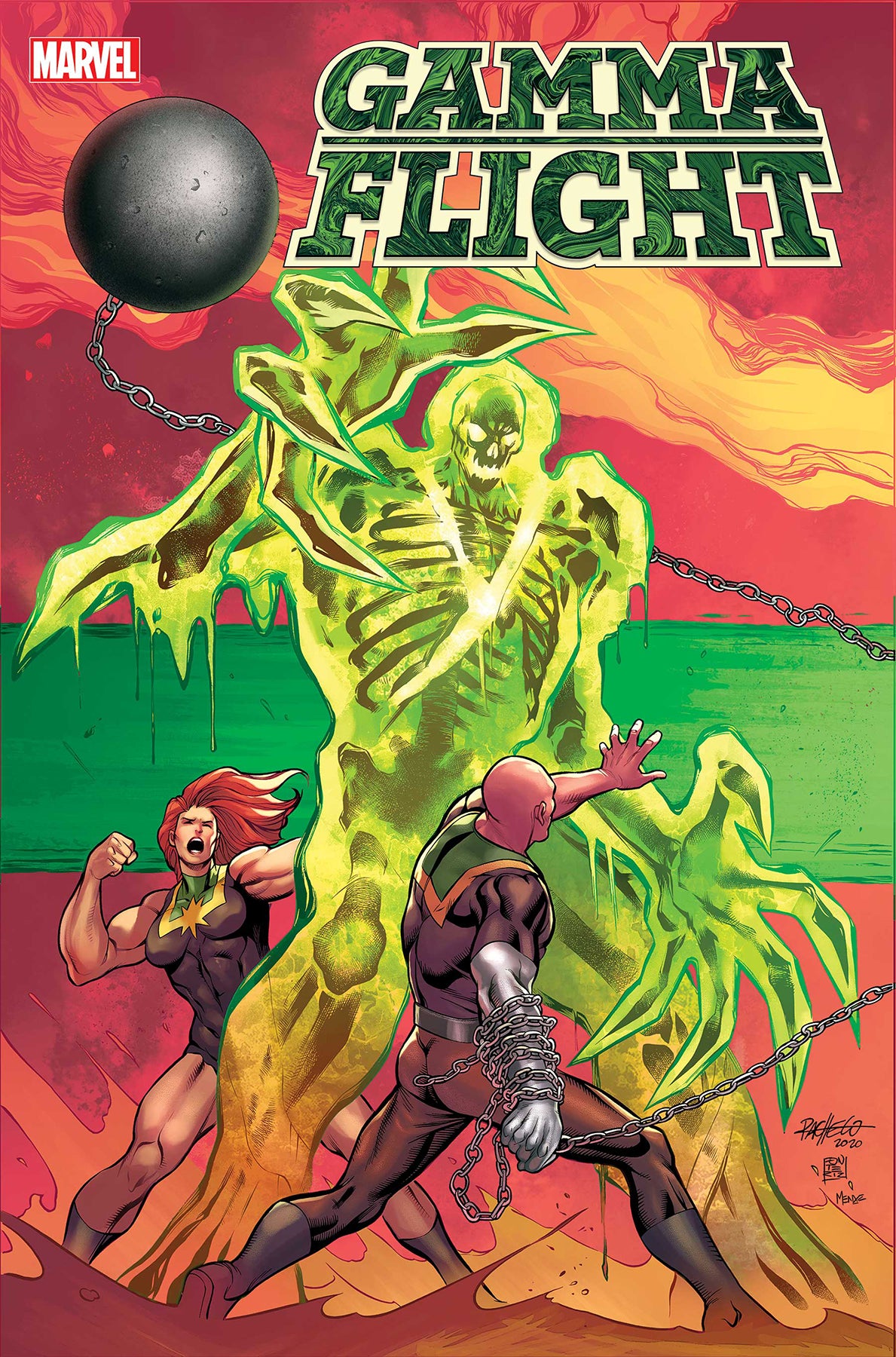 GAMMA FLIGHT #1 (OF 5) PACHECO CONNECTING VARIANT 2021 Gamma Flight MARVEL COMICS