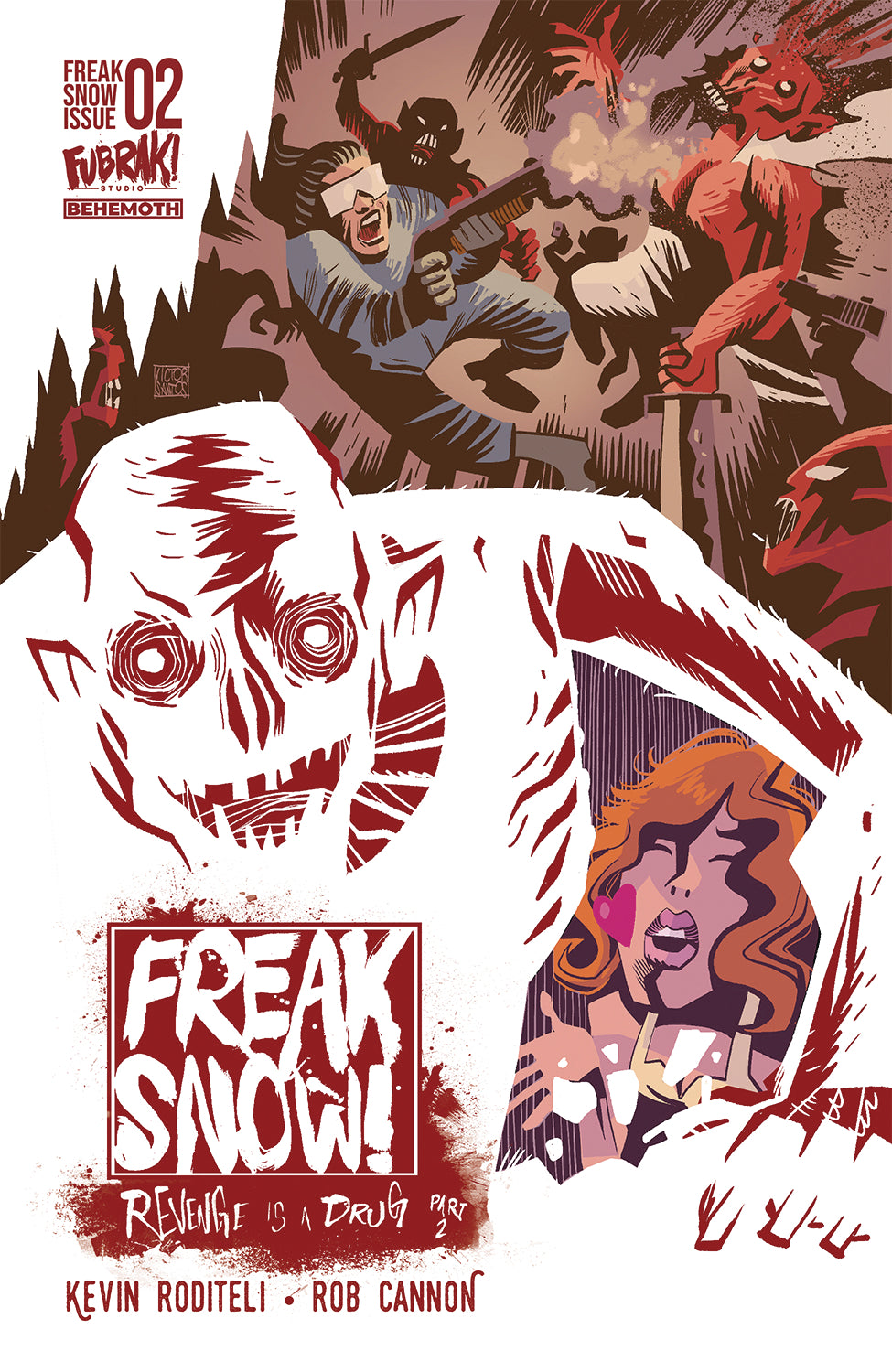 FREAK SNOW #2 CVR A SANTOS (MR) 2021 comic book BEHEMOTH COMICS