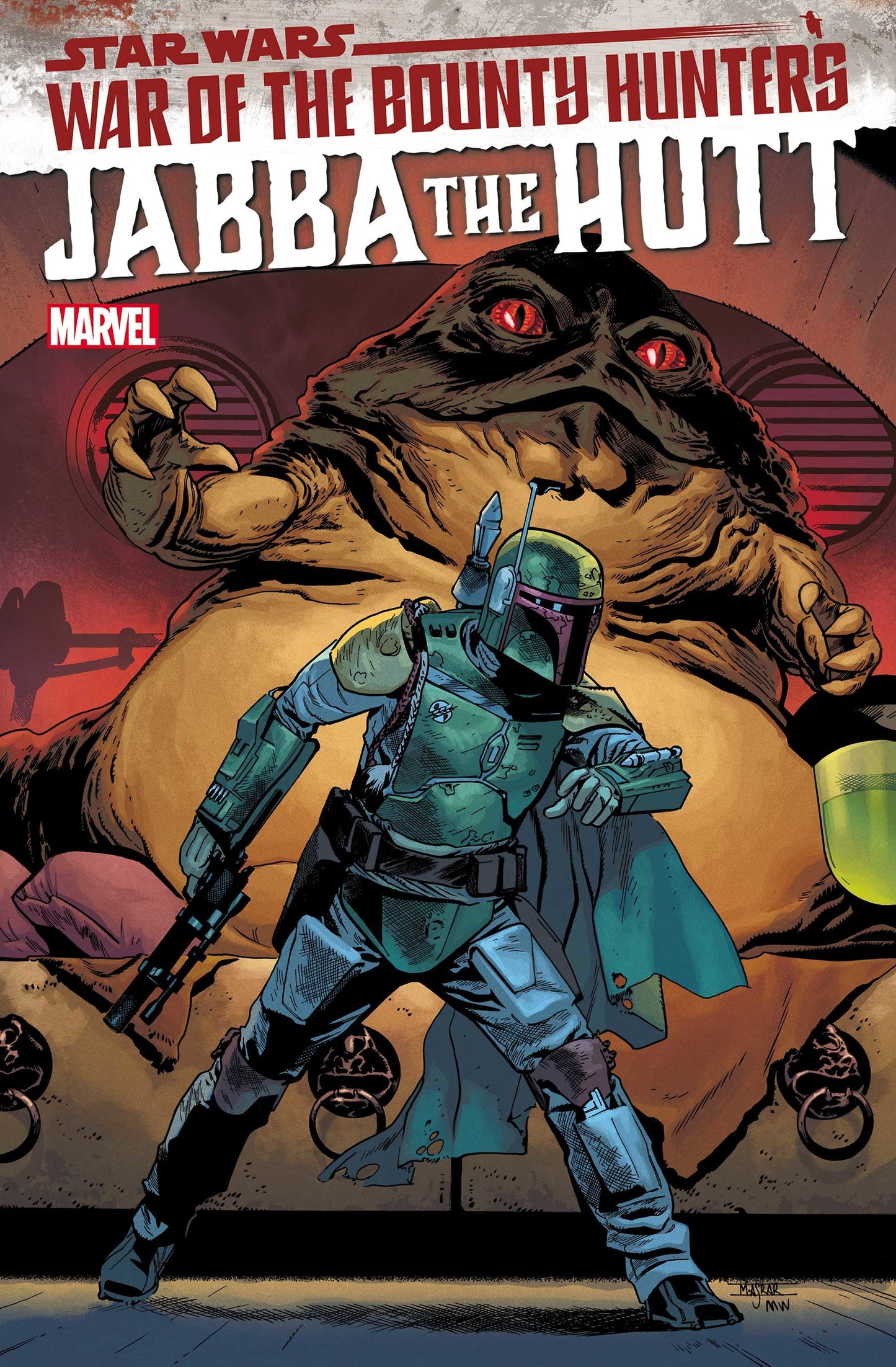 STAR WARS WAR BOUNTY HUNTERS JABBA HUTT #1 2021 Star Wars MARVEL COMICS