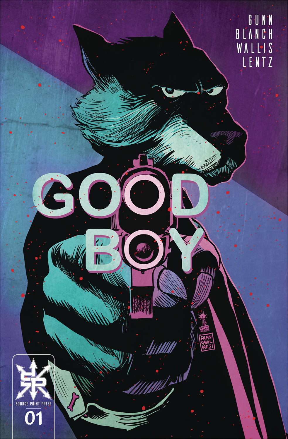 GOOD BOY #1 (OF 3) CVR B FRANCAVILLA (MR) 2021 comic book SOURCE POINT PRESS