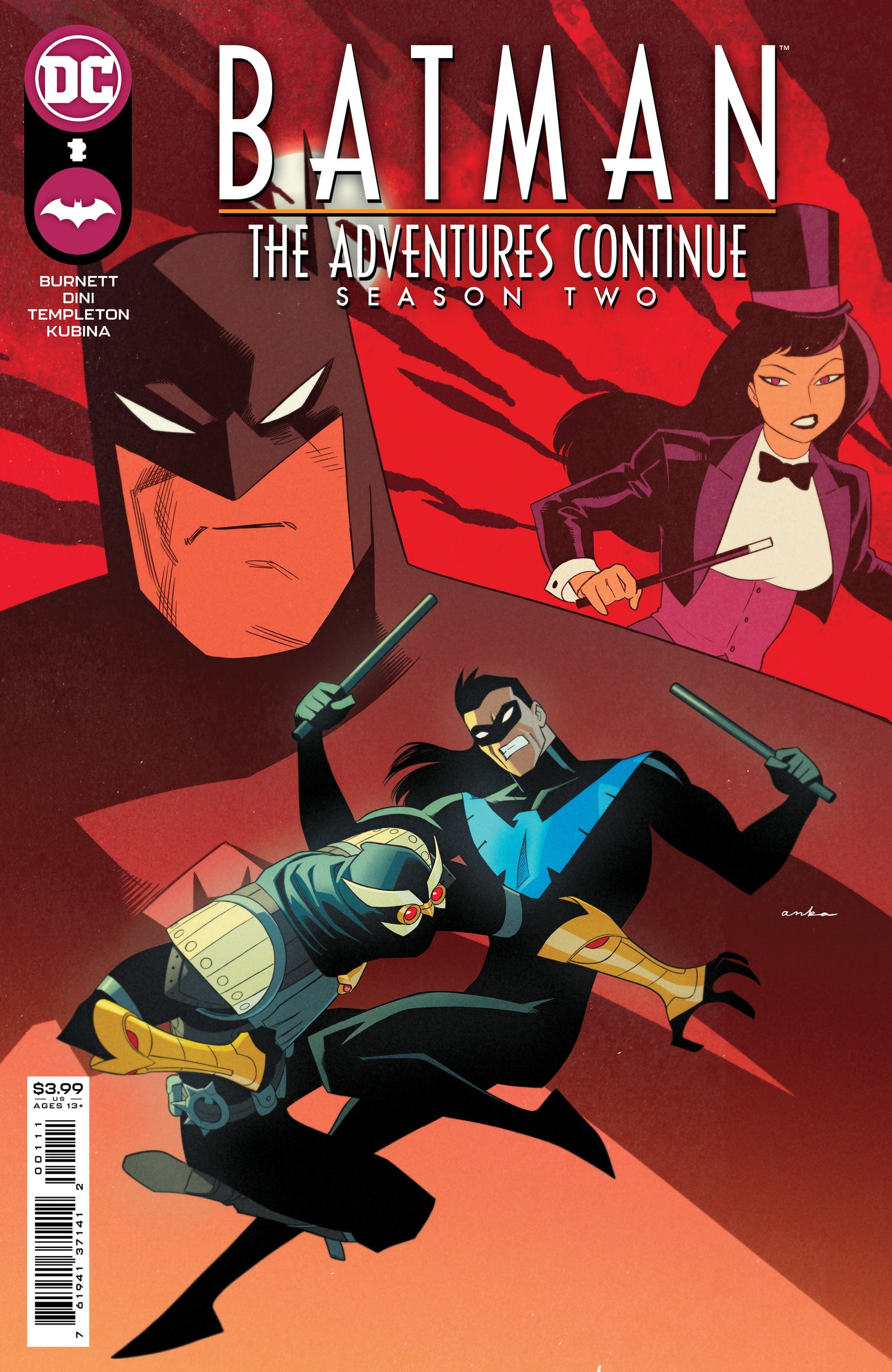BATMAN THE ADVENTURES CONTINUE SEASON II #2 (OF 7) CVR A KRIS ANKA 2021 Batman Adventures DC COMICS