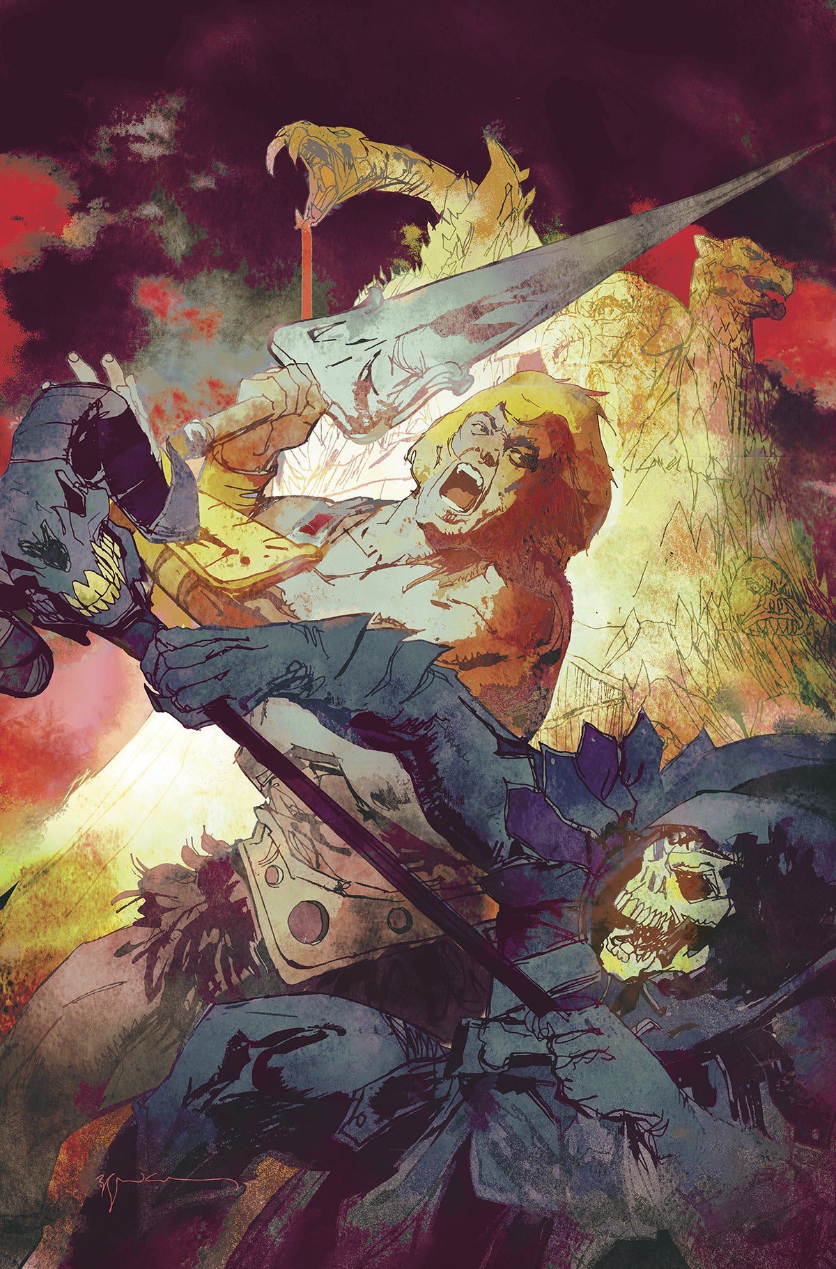 MASTERS OF THE UNIVERSE REVELATION #2 (OF 4) CVR B SIENKIEWICZ 2021 He-Man DARK HORSE COMICS