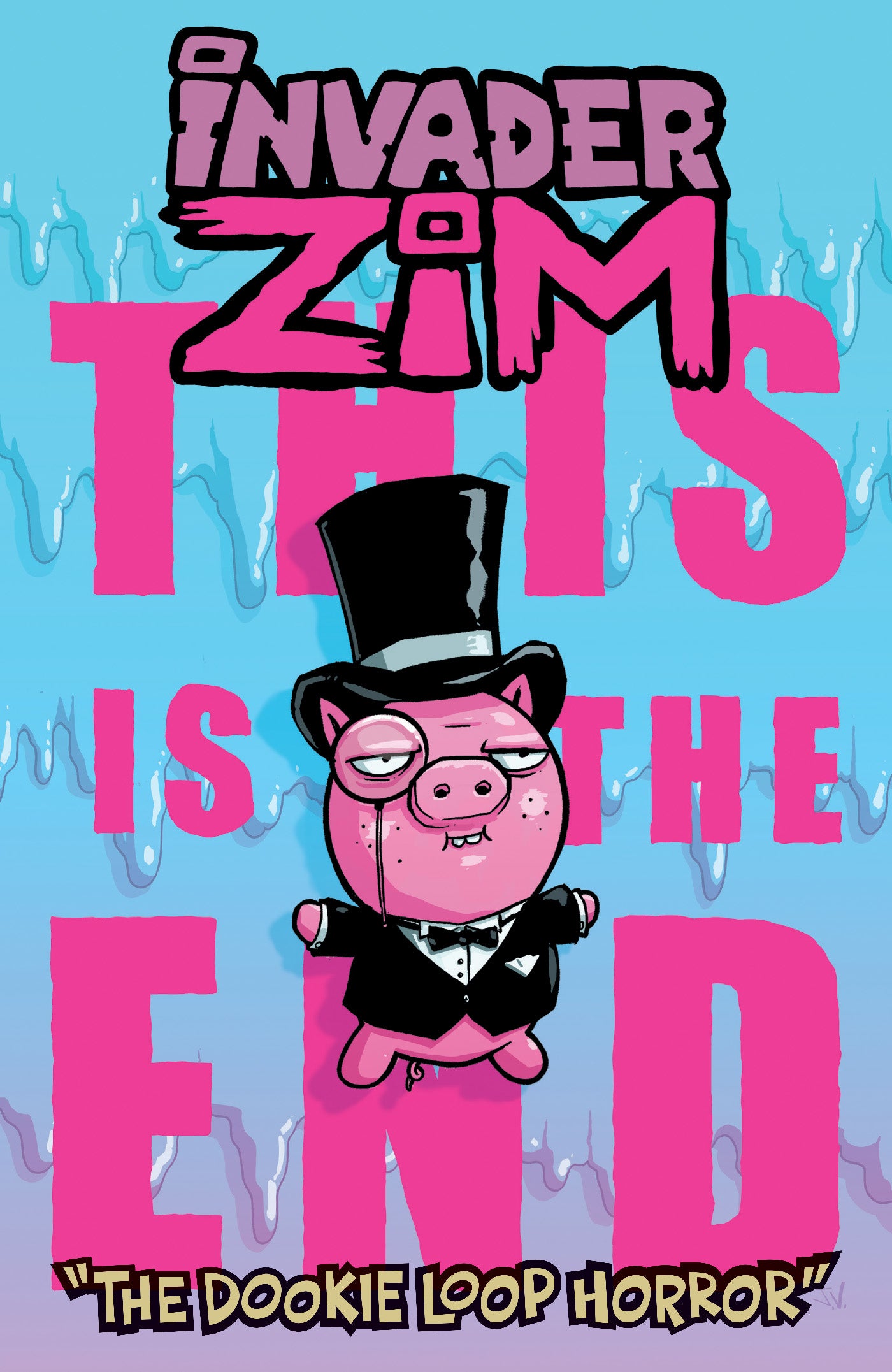 INVADER ZIM DOOKIE LOOP HORROR ONESHOT CVR C VASQUEZ 2021 Invader Zim ONI PRESS INC.