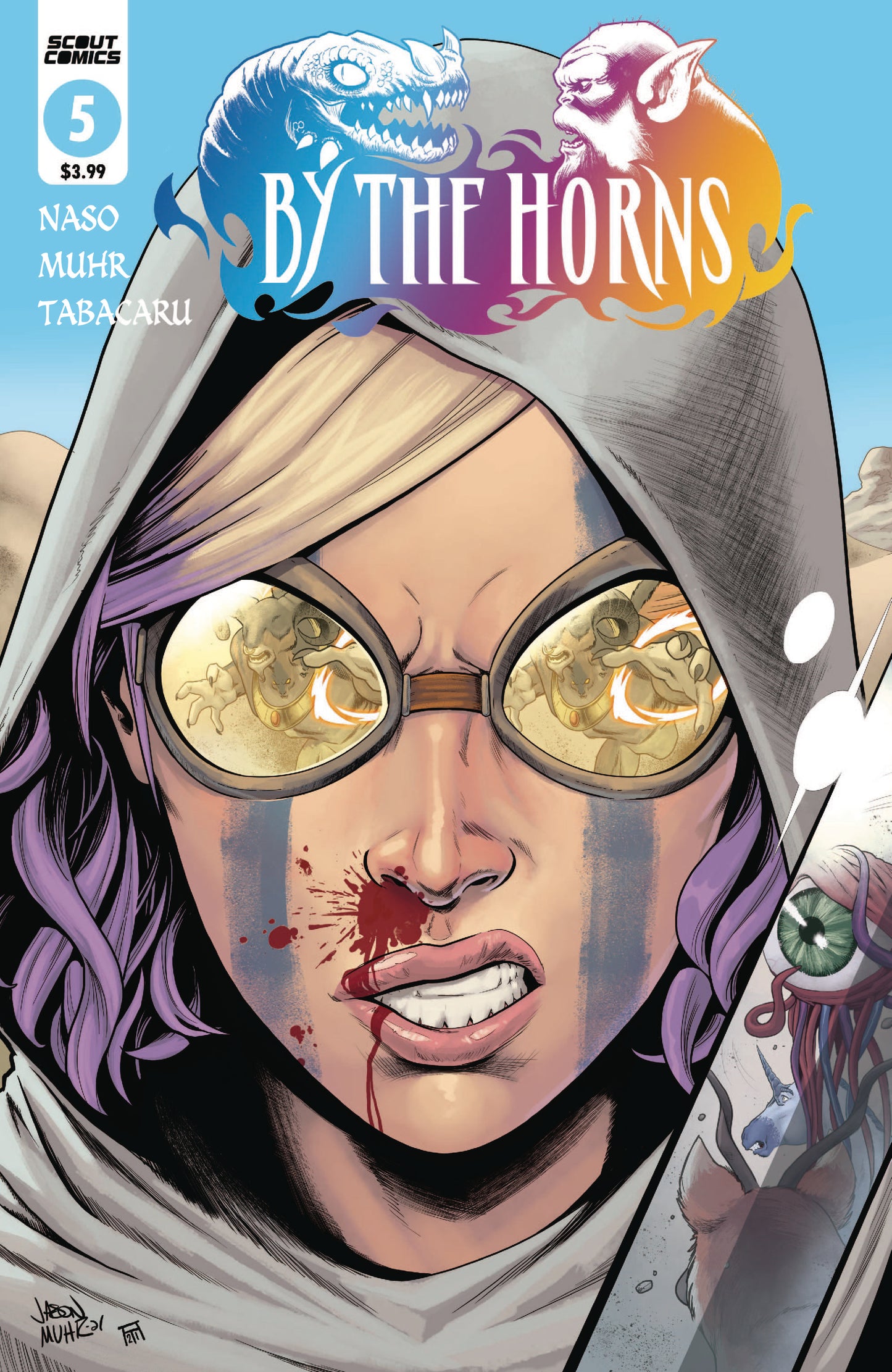 BY THE HORNS #5 (OF 7) CVR A MUHR (MR) 2021 By the Horns SCOUT COMICS