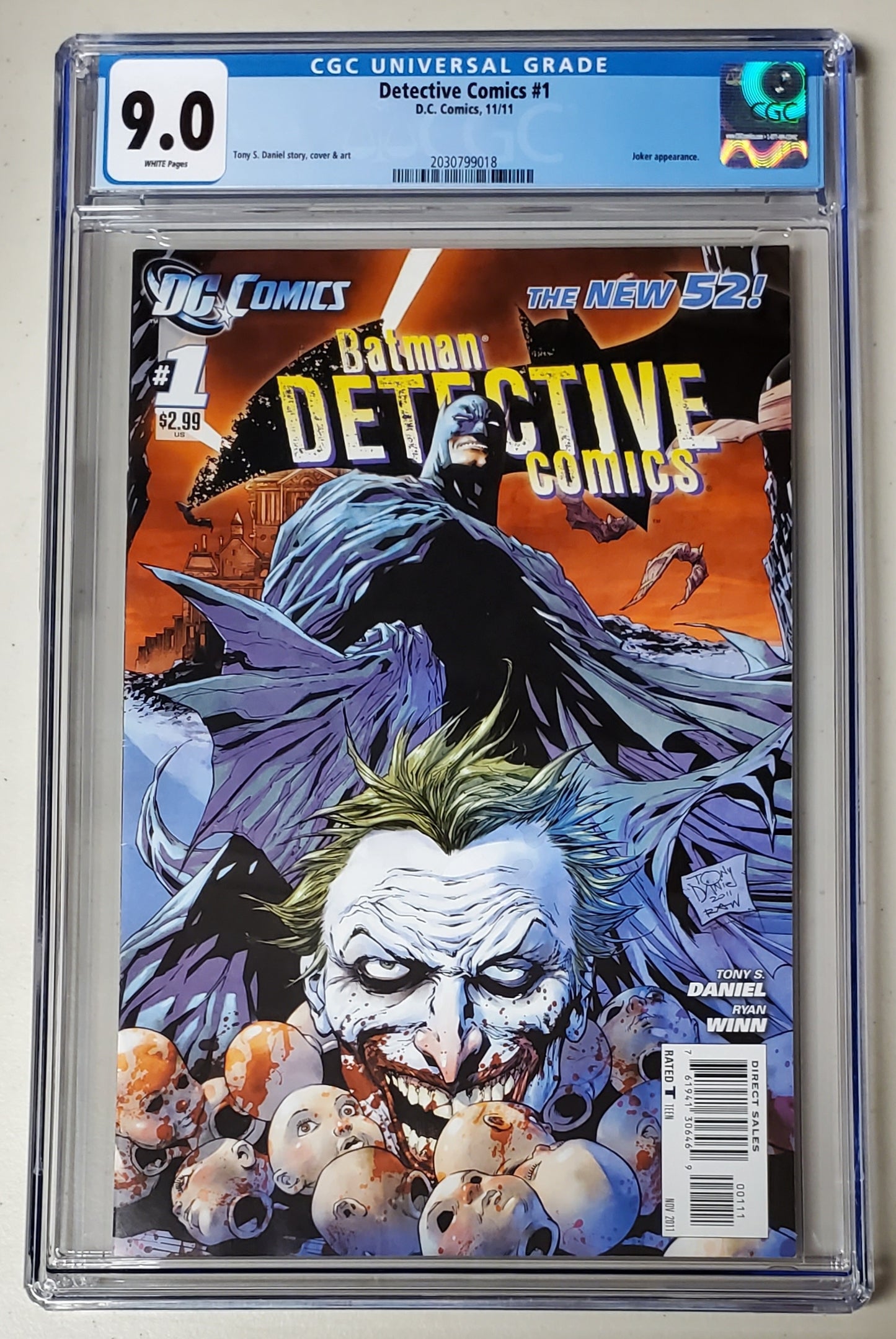 9.0 CGC Detective Comics #1 2011 [2030799018]