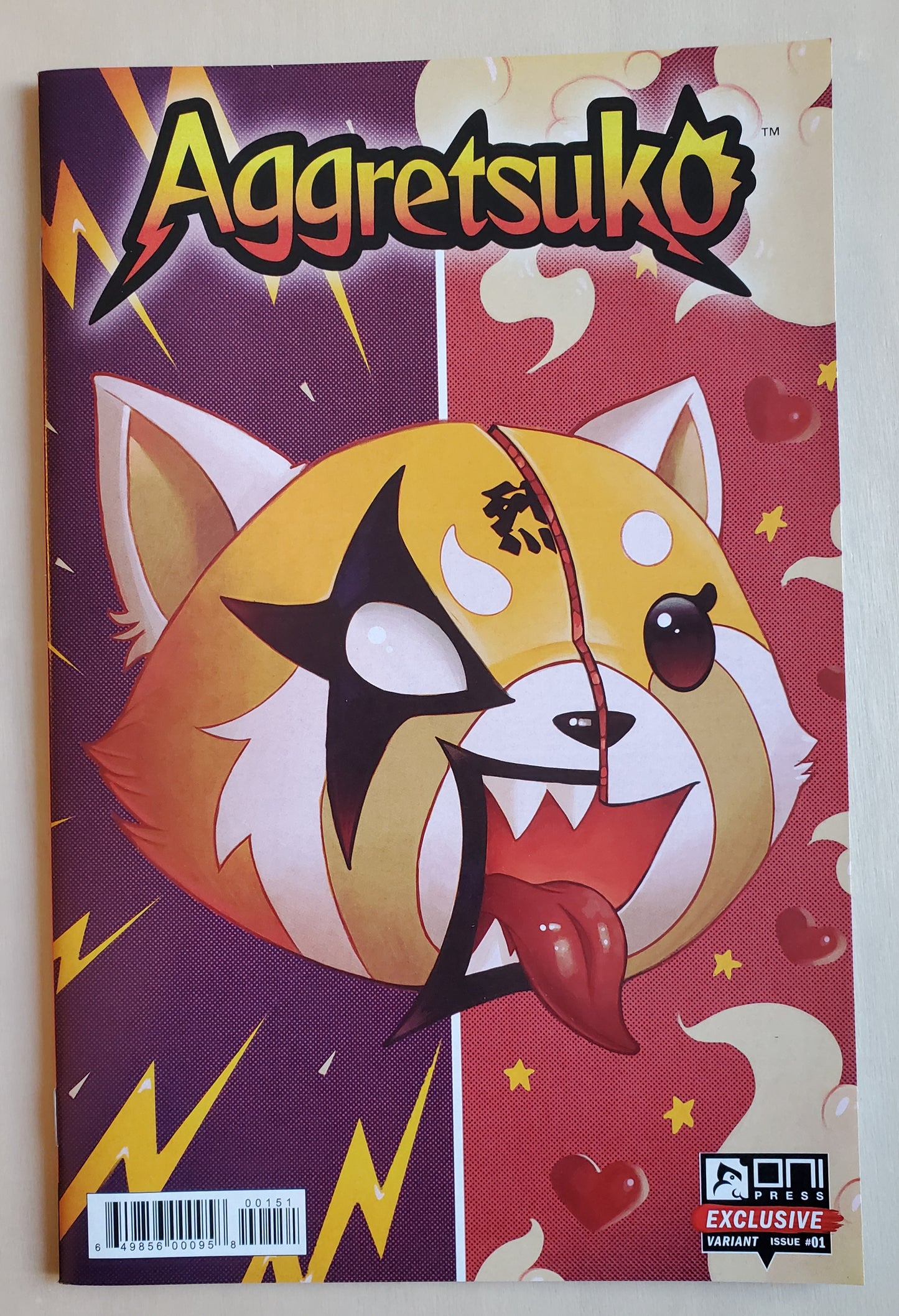 AGGRETSUKO #1 CONVENTION EXCLUSIVE ARIELLE JOVELLANOS VARIANT Aggretsuko ONI PRESS INC.