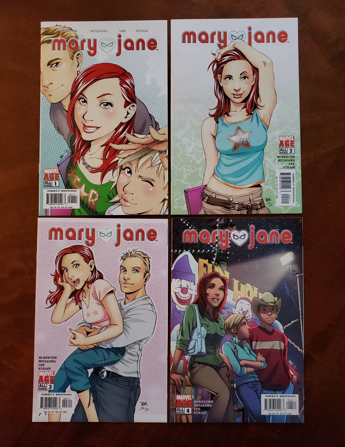 MARY JANE #1-4 SET 2004 Comics Bundlle