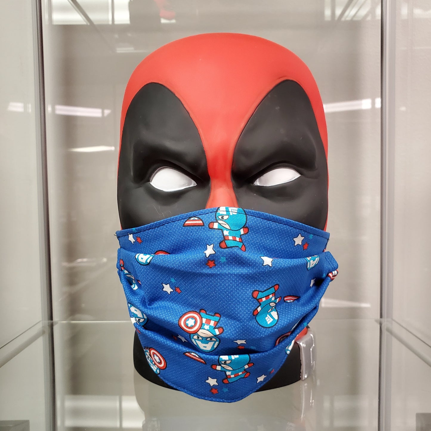 Captain America Mask Masks Raw Stitches