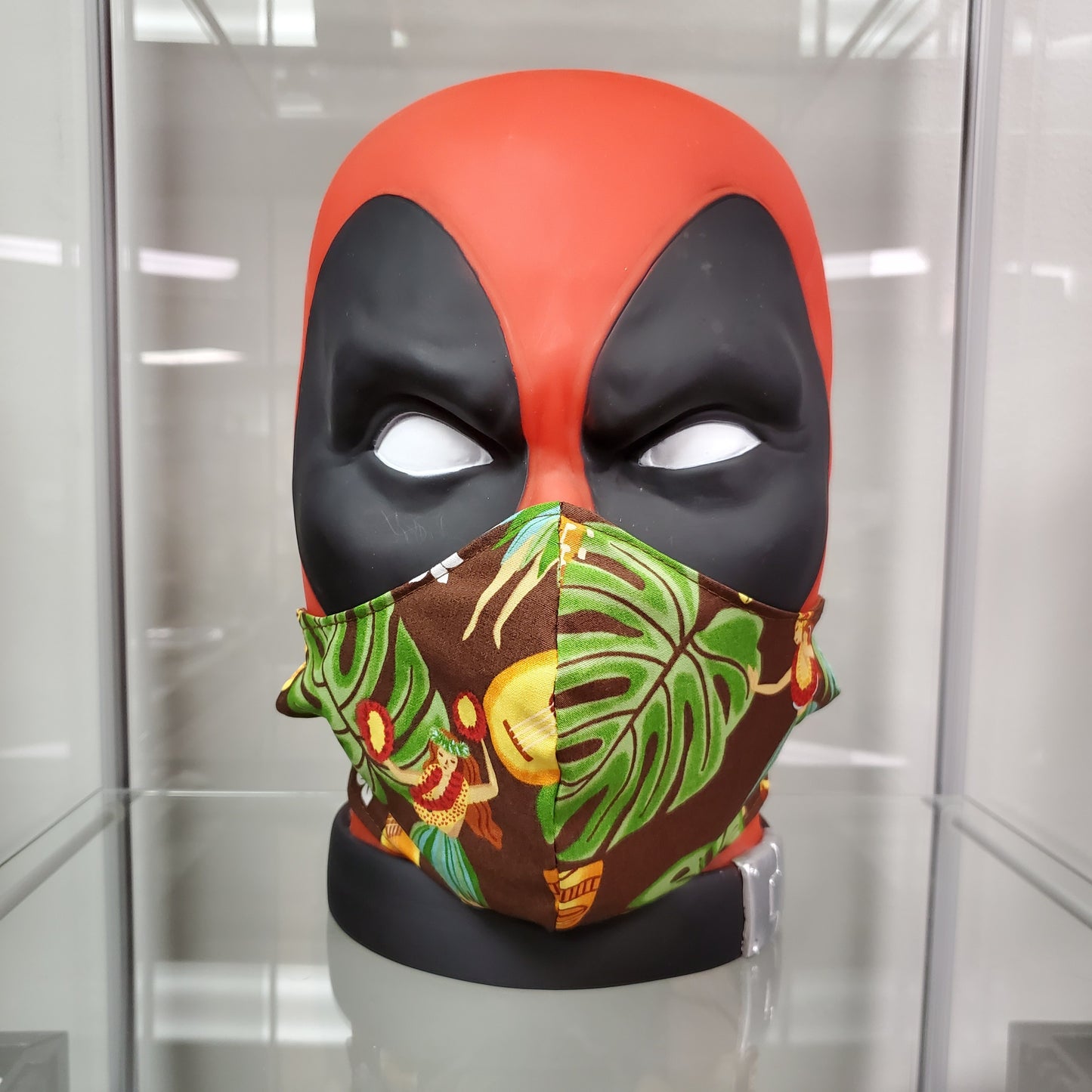 Brown Tiki Mask Masks Raw Stitches