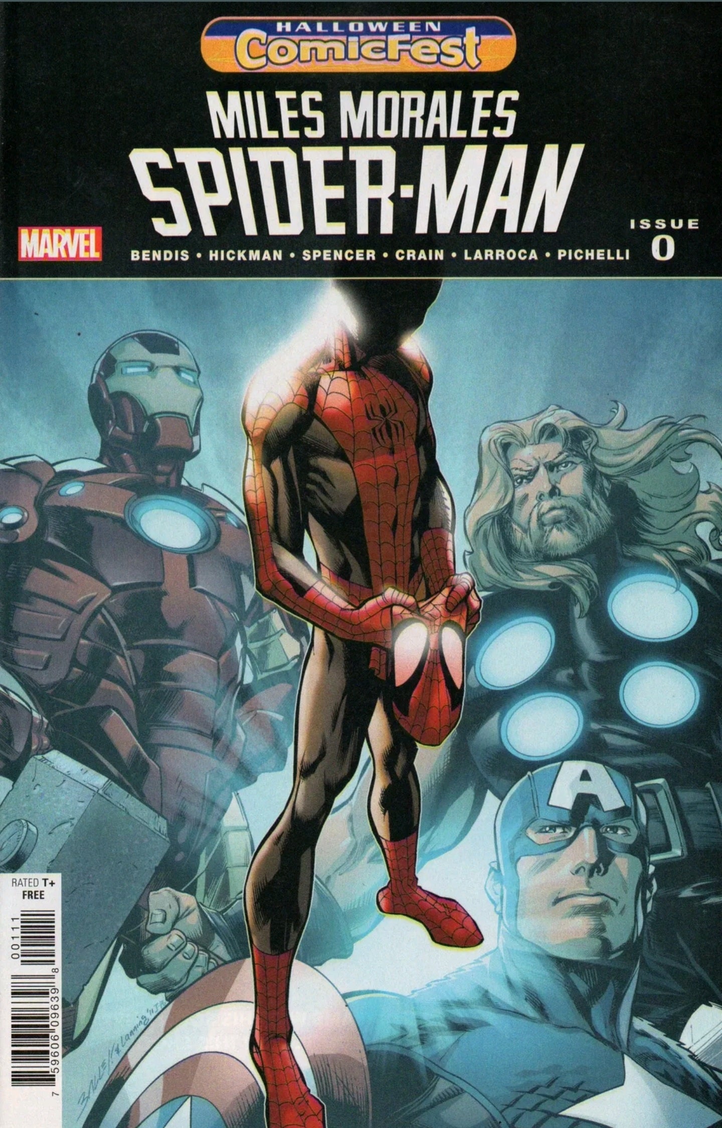HCF MILES MORALES SPIDER-MAN #0 HALLOWEEN COMICFEST (REPRINT ULTIMATE FALLOUT #4) 2019 Spider-Man Miles Morales MARVEL COMICS