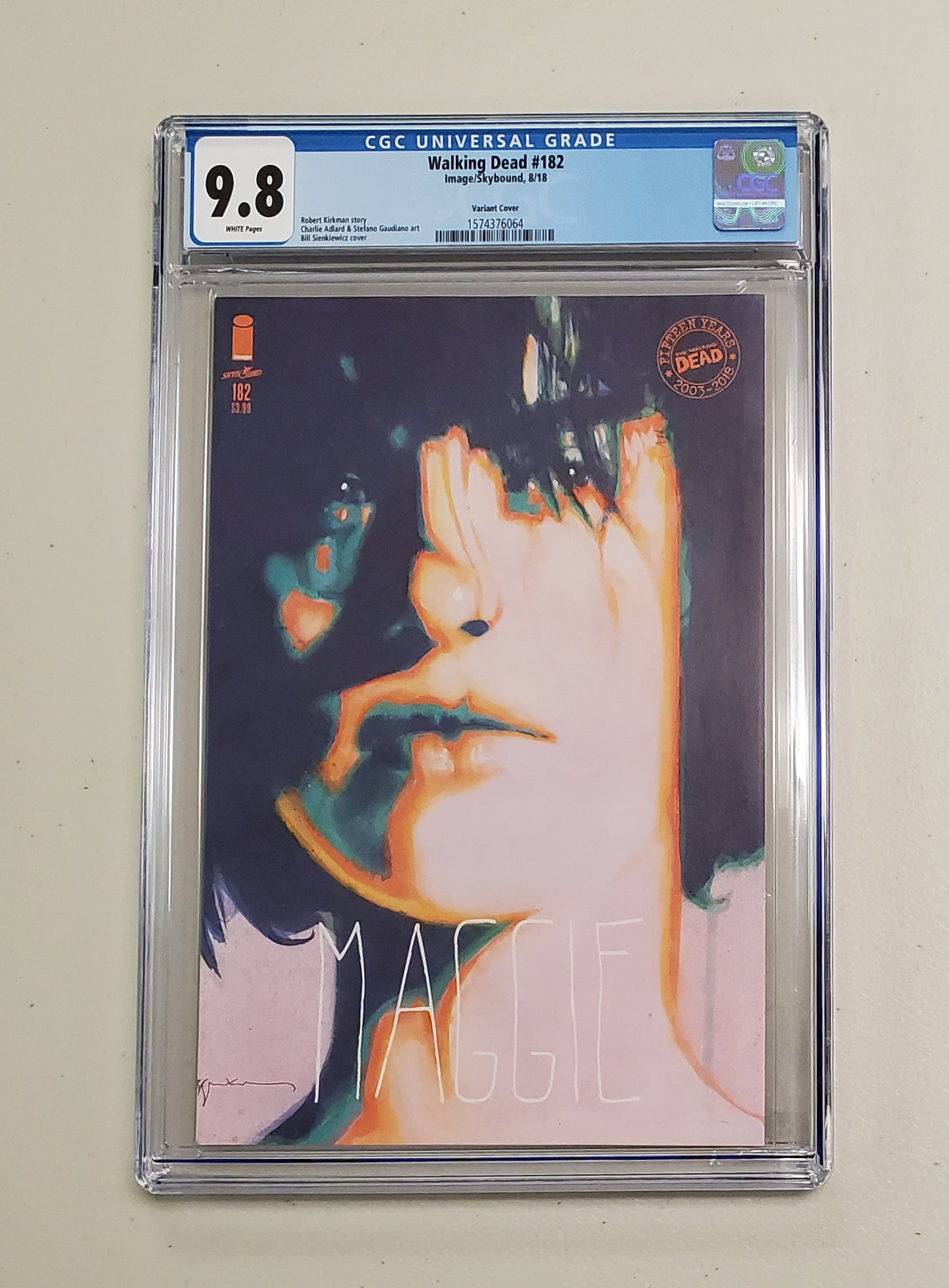 9.8 CGC Walking Dead #182 Maggie Sienkiewicz Variant CGC CGC