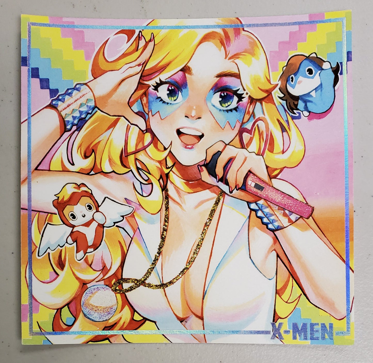 DAZZLER X-MEN 6X6 PRINT BY RIAN GONZALES PRINT PRINT