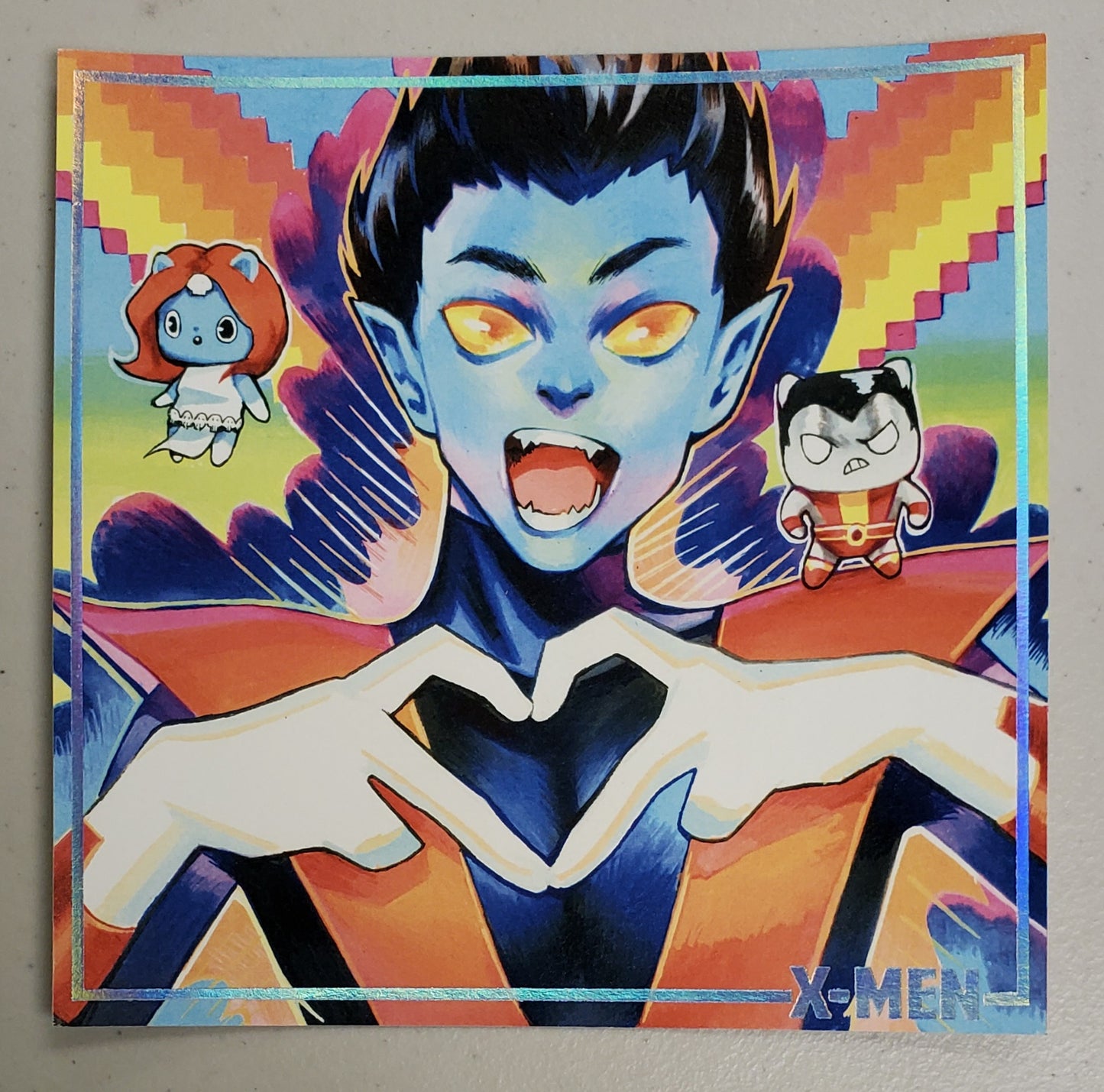 NIGHTCRAWLER X-MEN 6X6 PRINT BY RIAN GONZALES PRINT PRINT