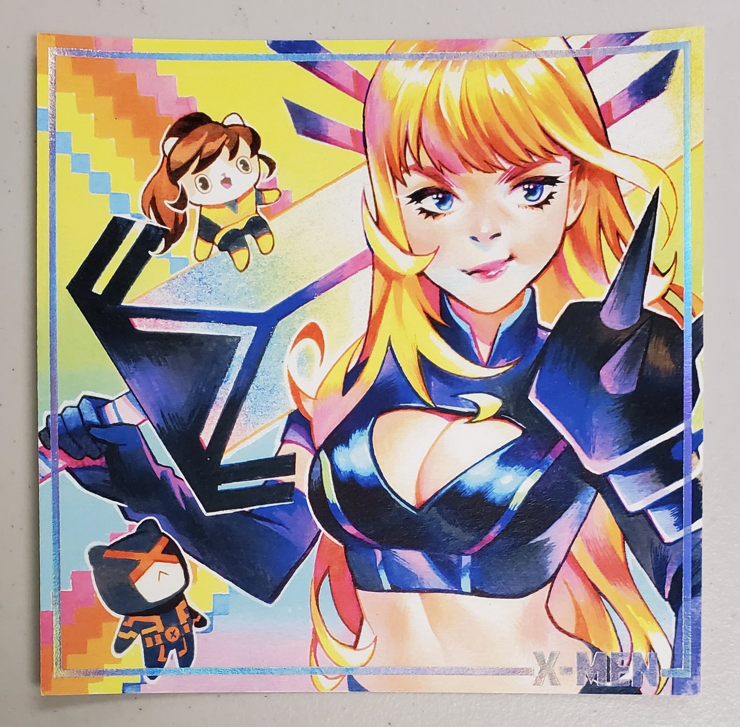 MAGIK X-MEN 6X6 PRINT BY RIAN GONZALES PRINT PRINT