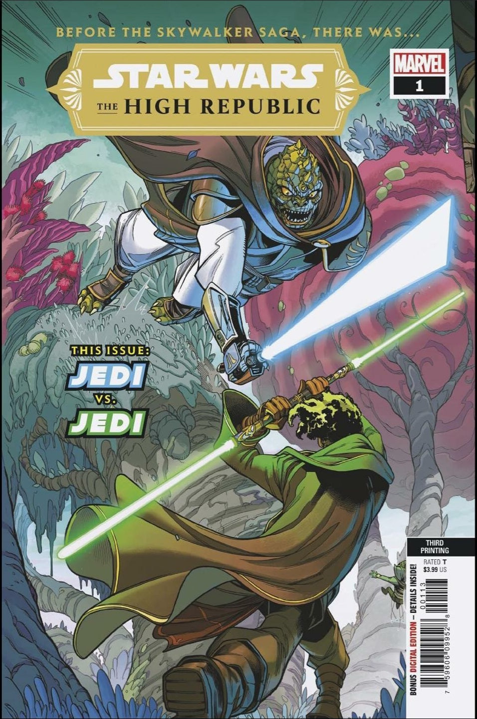 STAR WARS HIGH REPUBLIC #1 3RD PRINT VARIANT 2021 Star Wars High Republic MARVEL COMICS