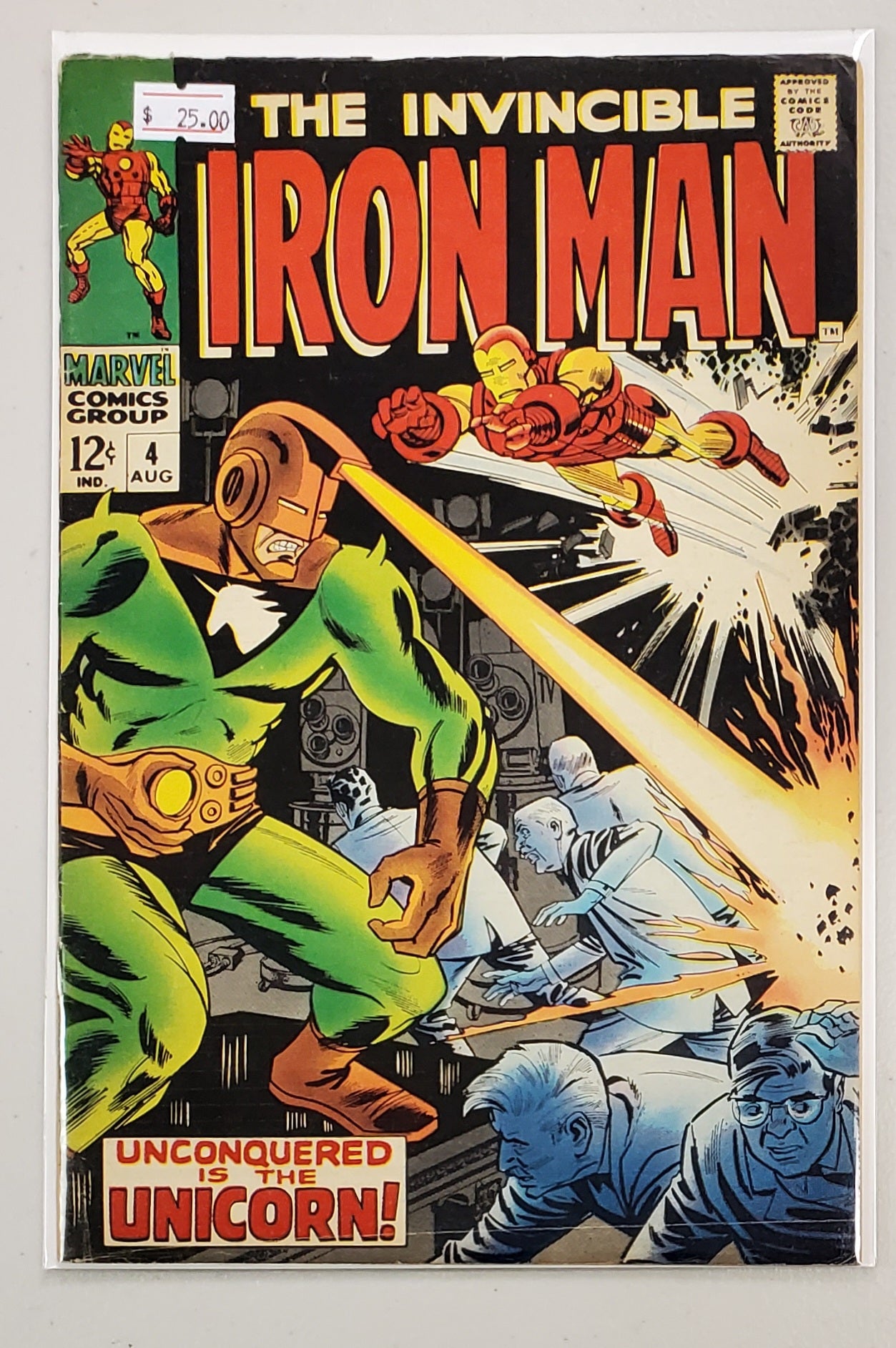 IRON MAN #4 1968 comic books MARVEL COMICS