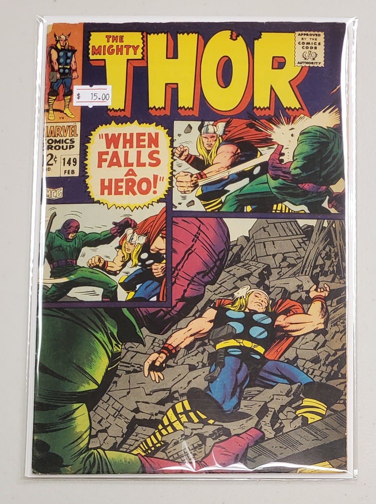 THOR #149 1968 (2ND APP WRECKER) comic books MARVEL COMICS