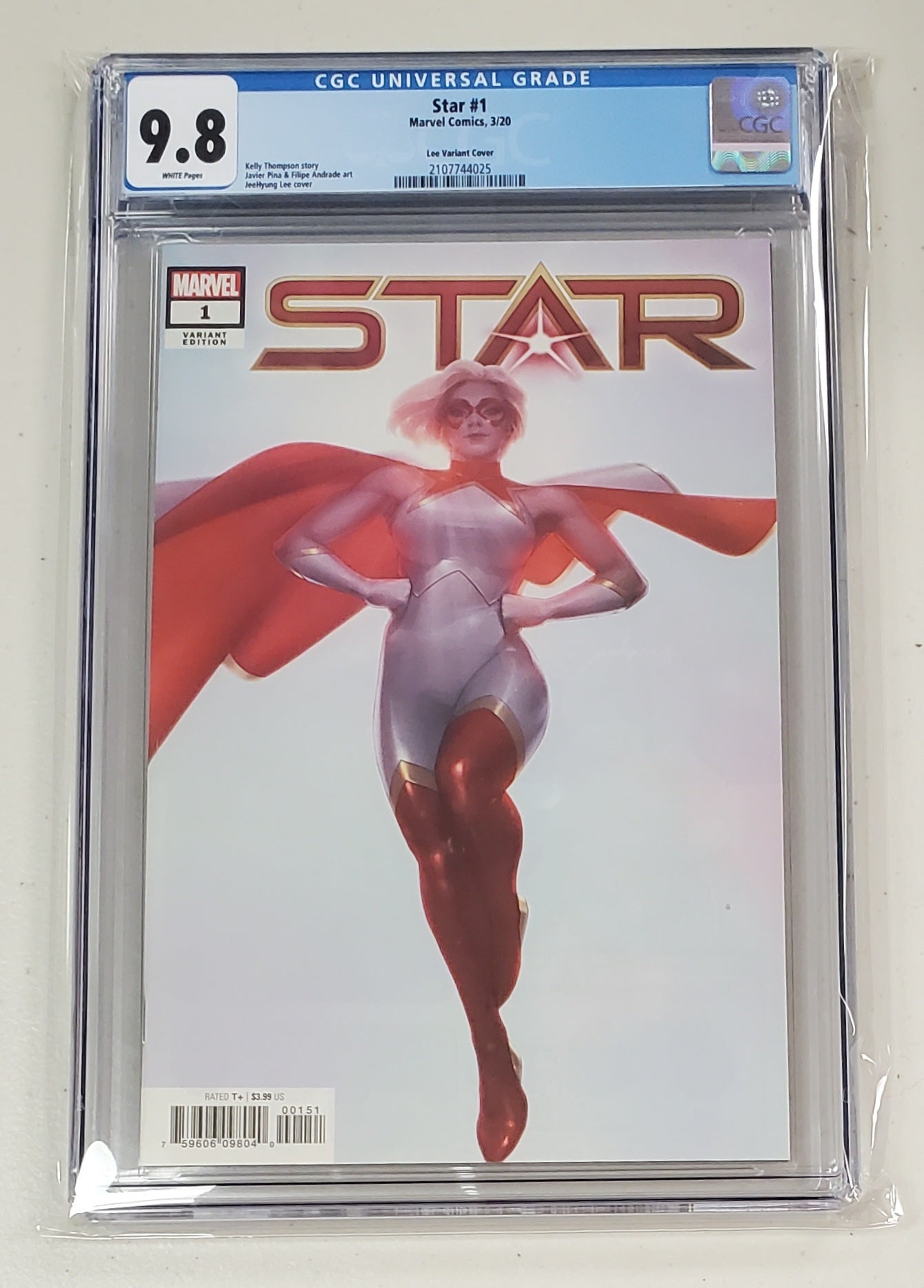 9.8 CGC STAR #1 JEEHYUNG LEE 1:100 VARIANT CGC CGC