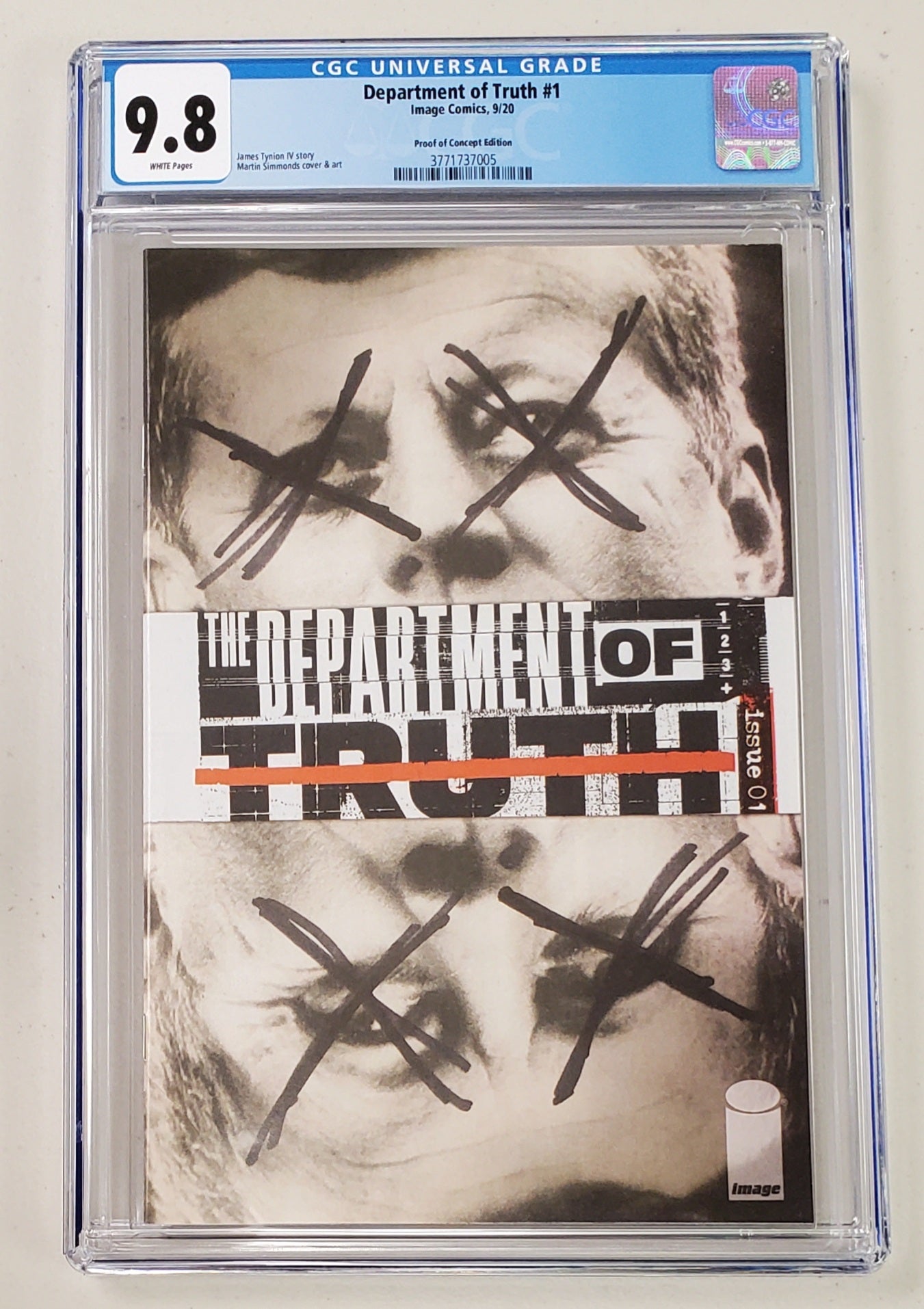 Department 2024 of Truth #1 CGC 9.8