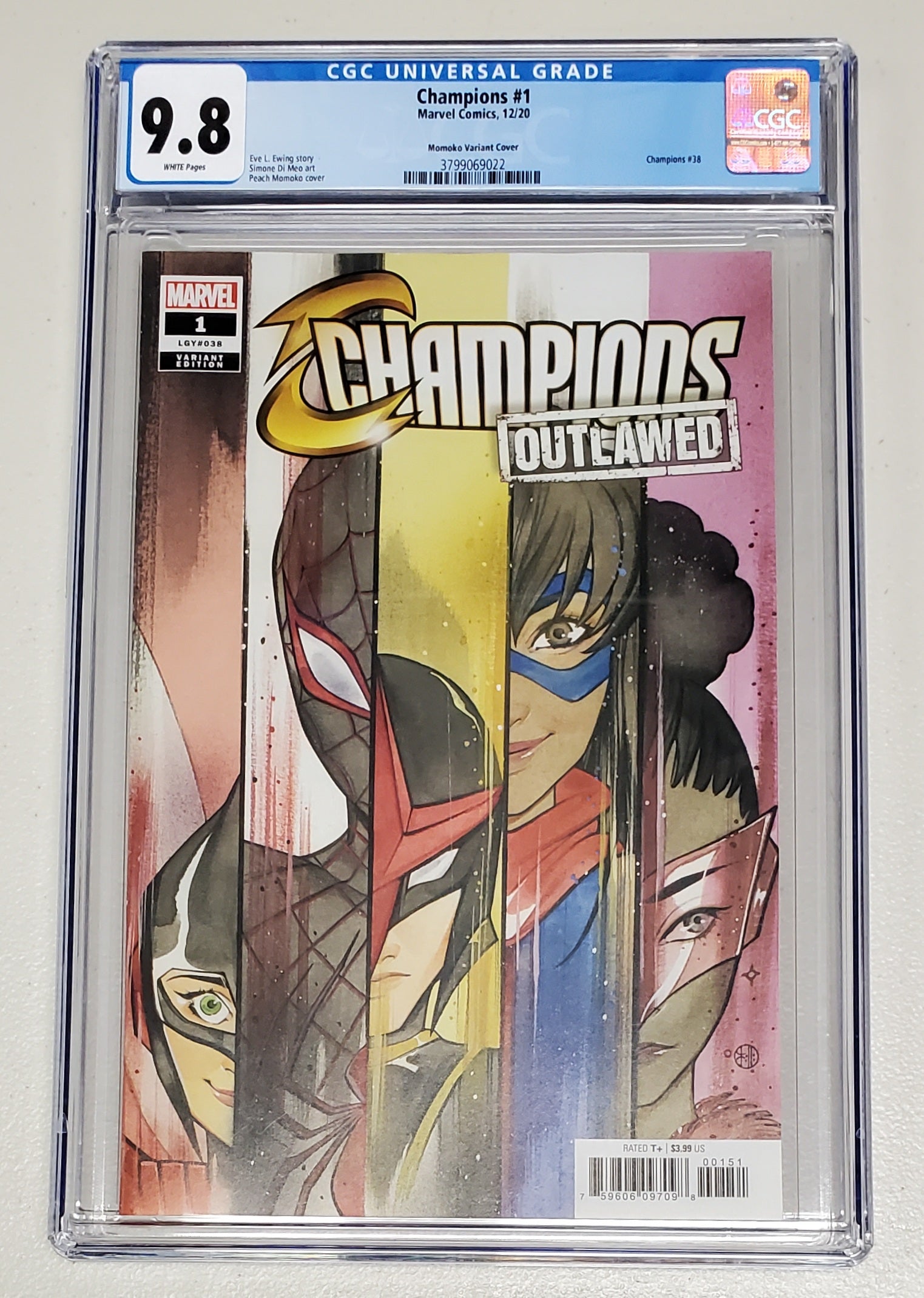 Marvel Champions #1 Variant cover (signed)