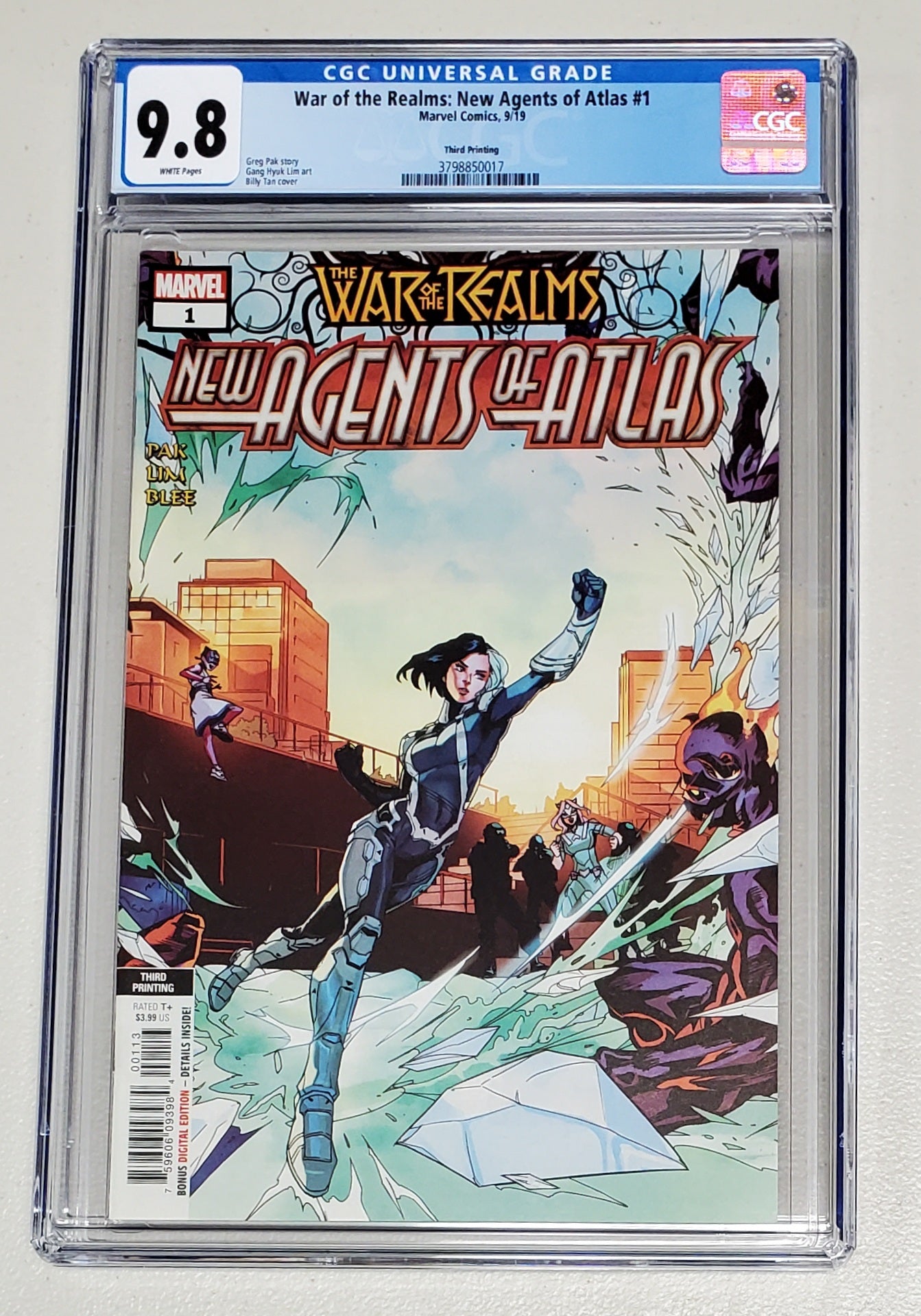 New online Agents of Atlas #1 (2019) CGC 9.8 Cover A