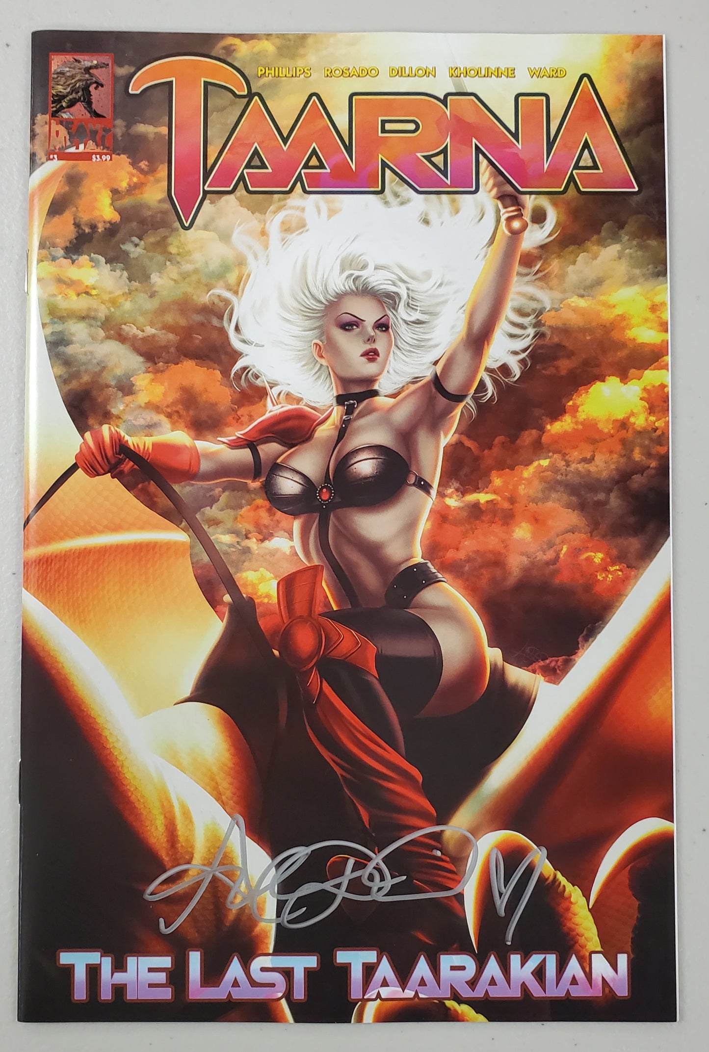 TAARNA #3 TRADE DRESS VARIANT SIGNED BY ARIEL DIAZ Taarna HEAVY METAL MAGAZINE