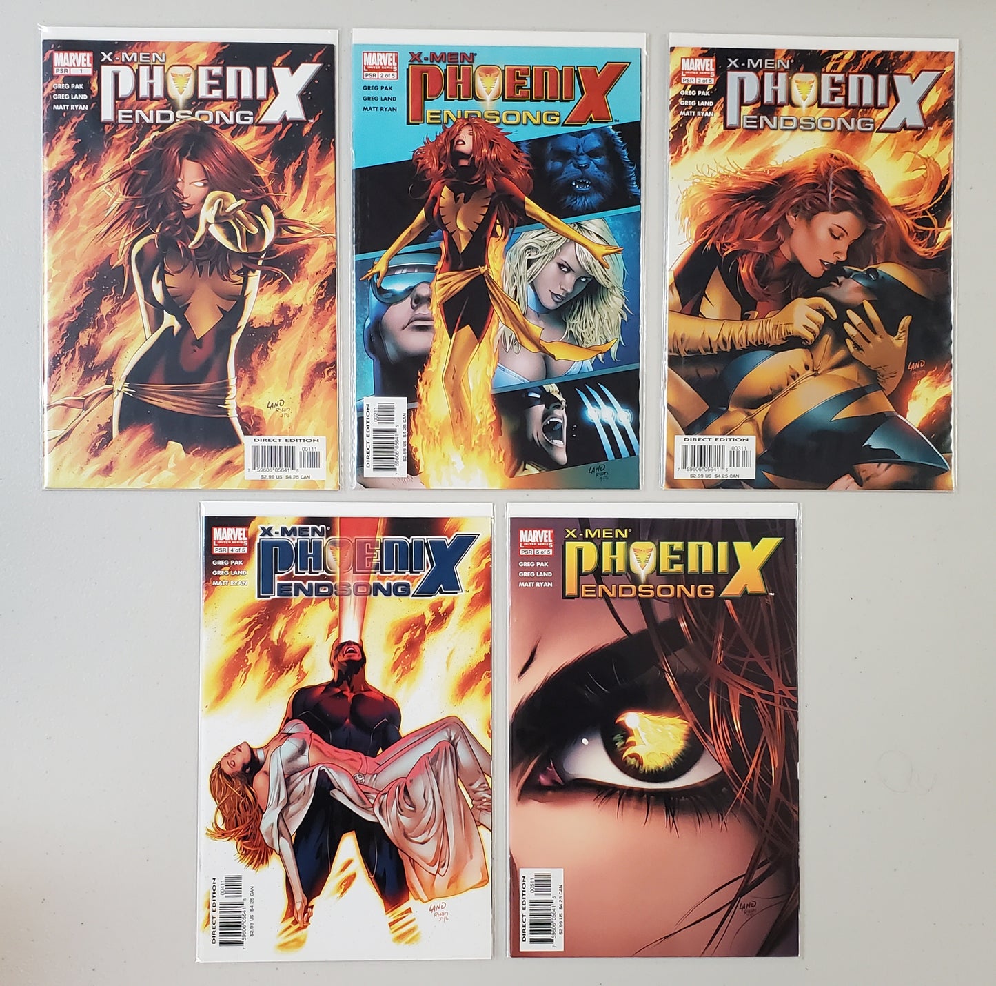 PHOENIX ENDSONG #1-#5 SET 2005 Comics Bundlle
