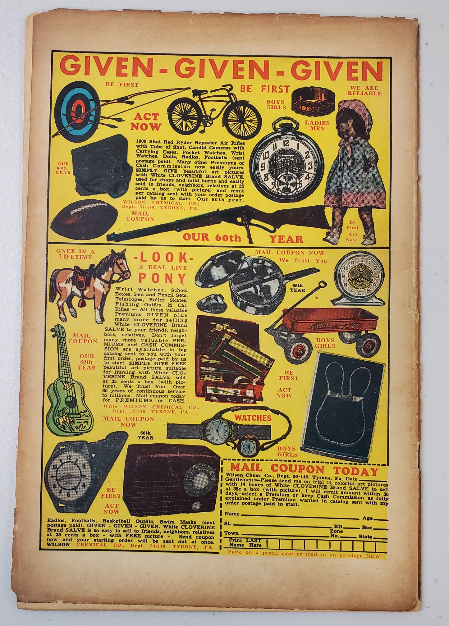 KID COLT OUTLAW #45 1955 (DETACHED COVER) comic books ATLAS