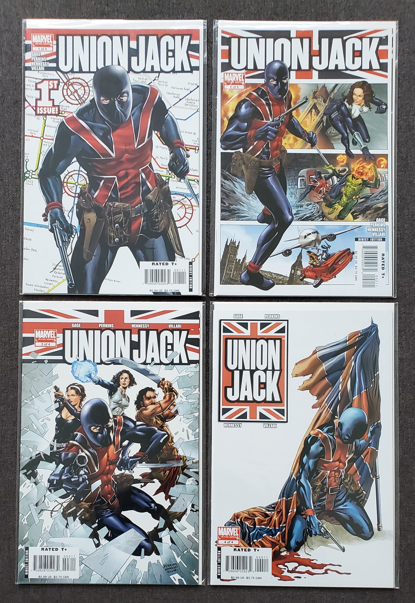 UNION JACK #1-#4 2006 Comics Bundlle