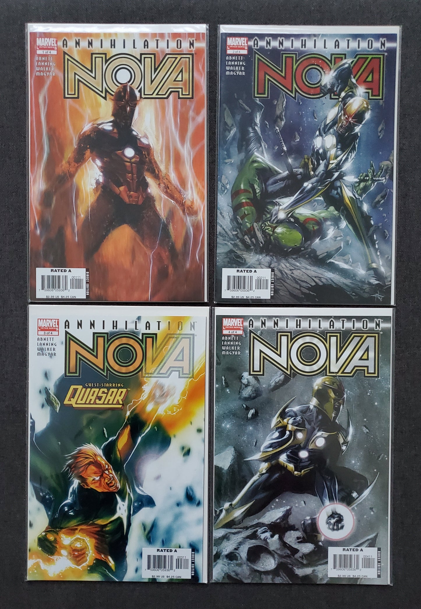 ANNIHILATION NOVA #1-#4 SET 2006 Comics Bundlle