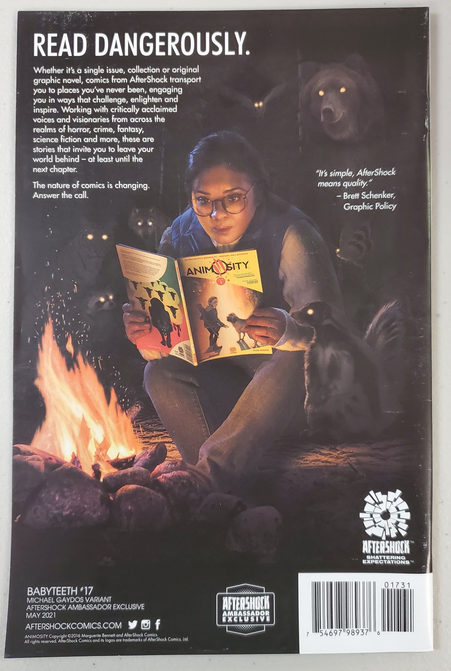 BABYTEETH #1 AFTERSHOCK AMBASSADOR EXCLUSIVE VARIANT 2021 AFTERSHOCK COMICS