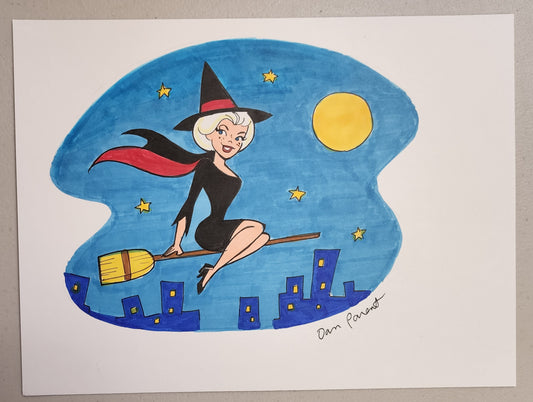 SABRINA THE TEENAGE WITCH BEWITCHED HOMAGE BY DAN PARENT