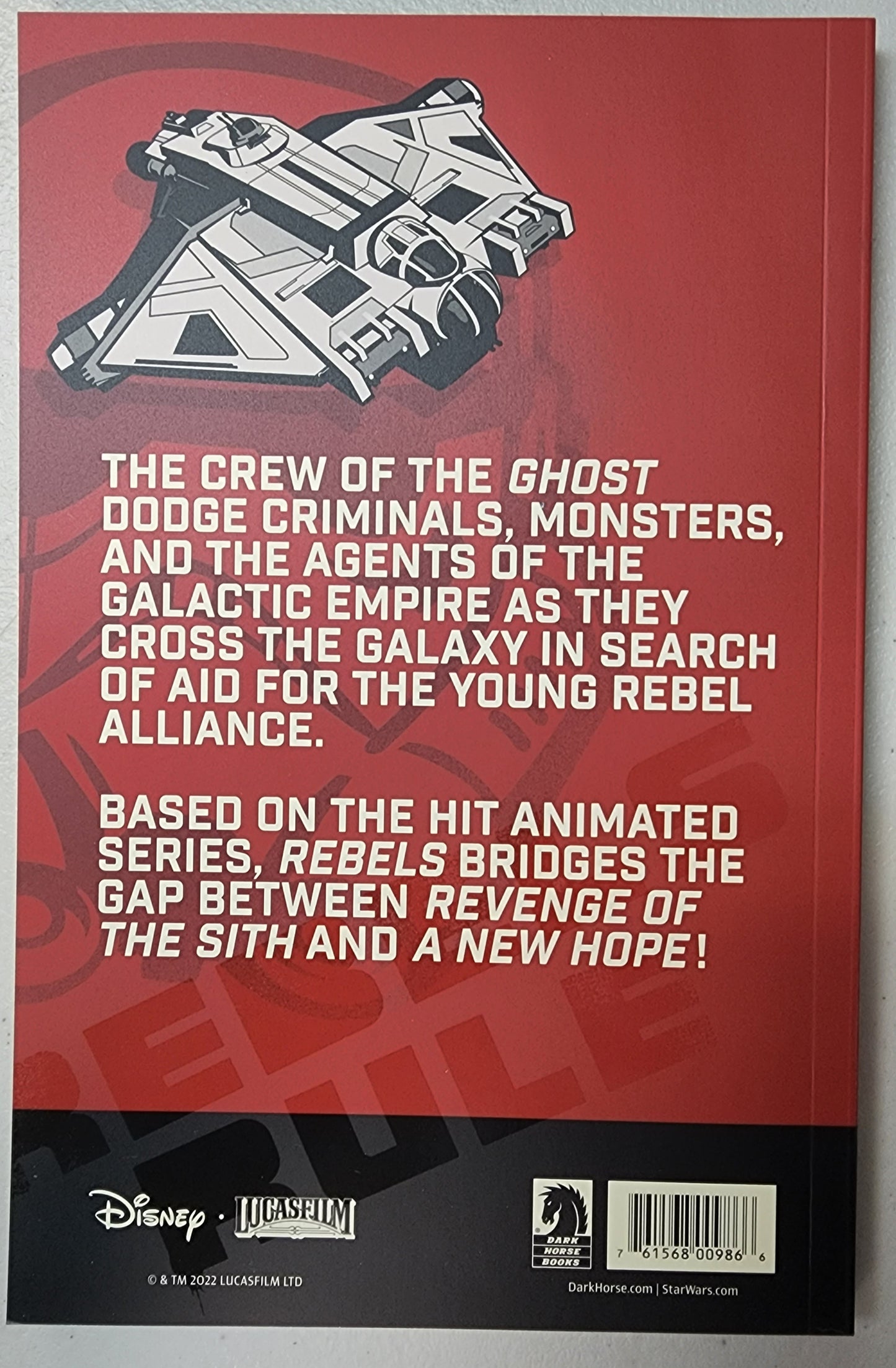 STAR WARS REBELS TP RETAILER THANK YOU VARIANT (ONE PER STORE) trade paperback DARK HORSE