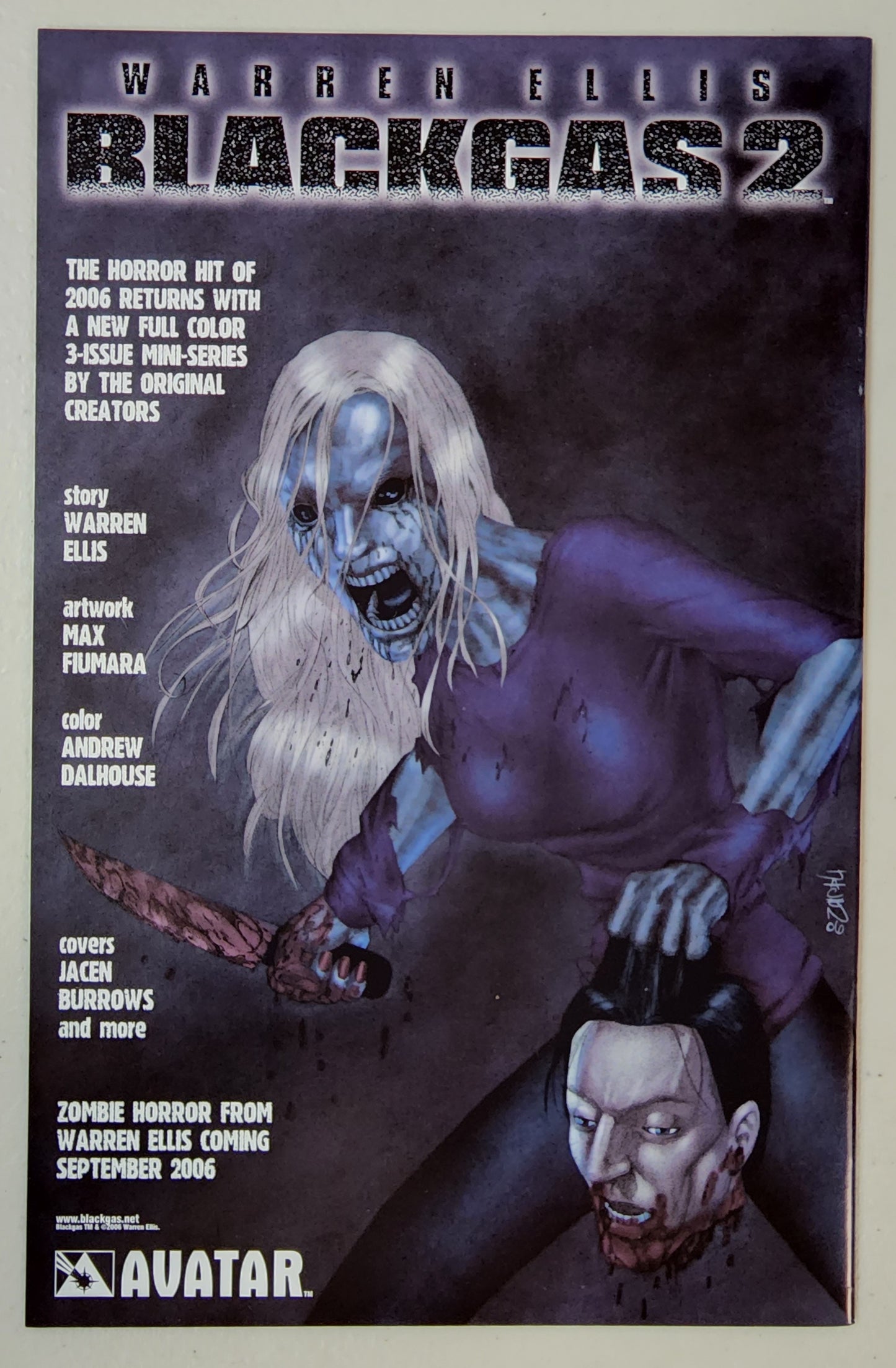 FRIDAY THE 13TH JASON VS JASON X #2 GORE COVER 2006 comic book AVATAR PRESS INC