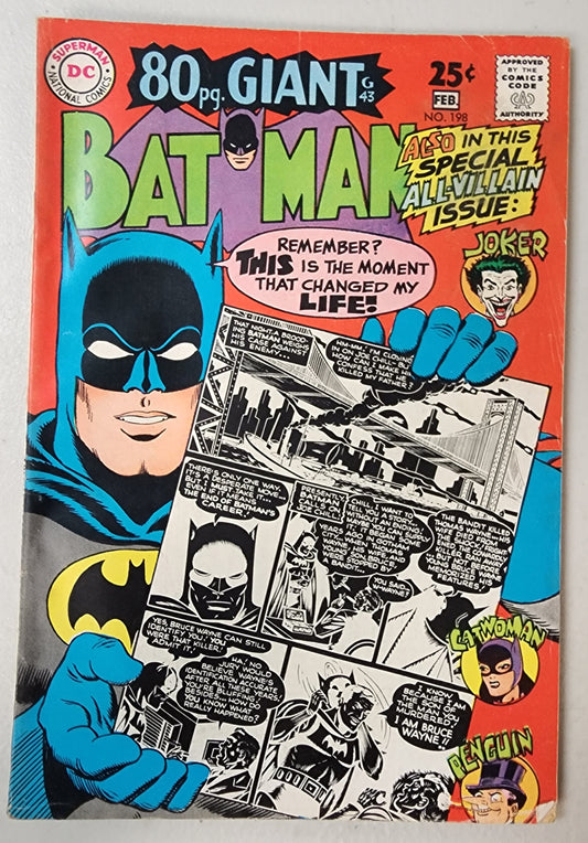BATMAN #198 1968