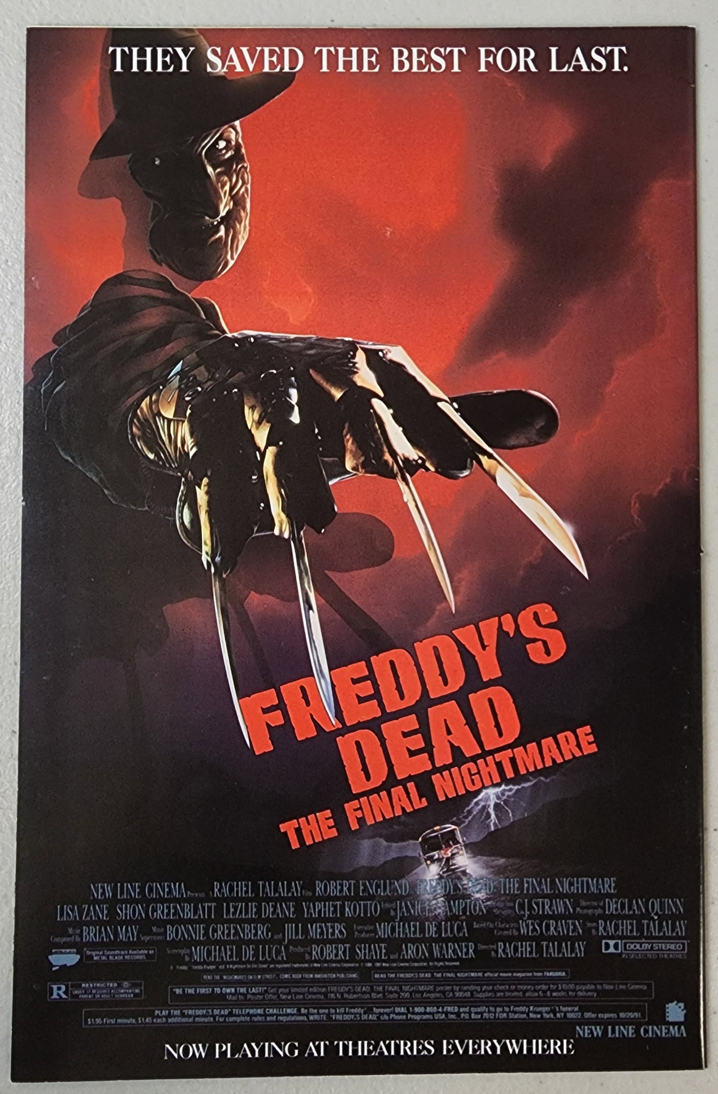 FREDDYS DEAD FINAL NIGHTMARE #3 1991 comic book INNOVATION
