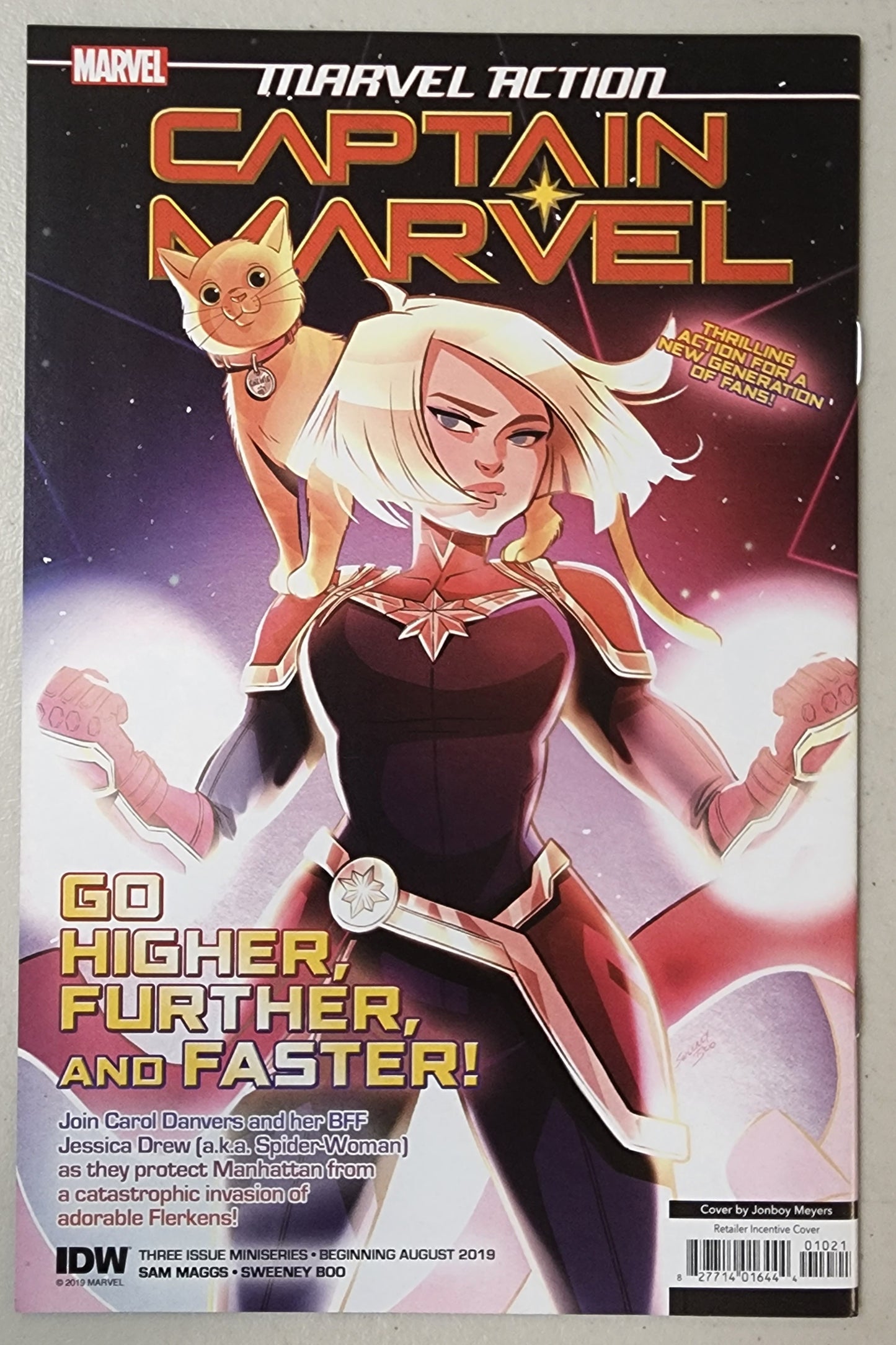 MARVEL ACTION SPIDER-MAN #10 1:10 JONBOY MEYERS VARIANT 2019 comic books MARVEL COMICS