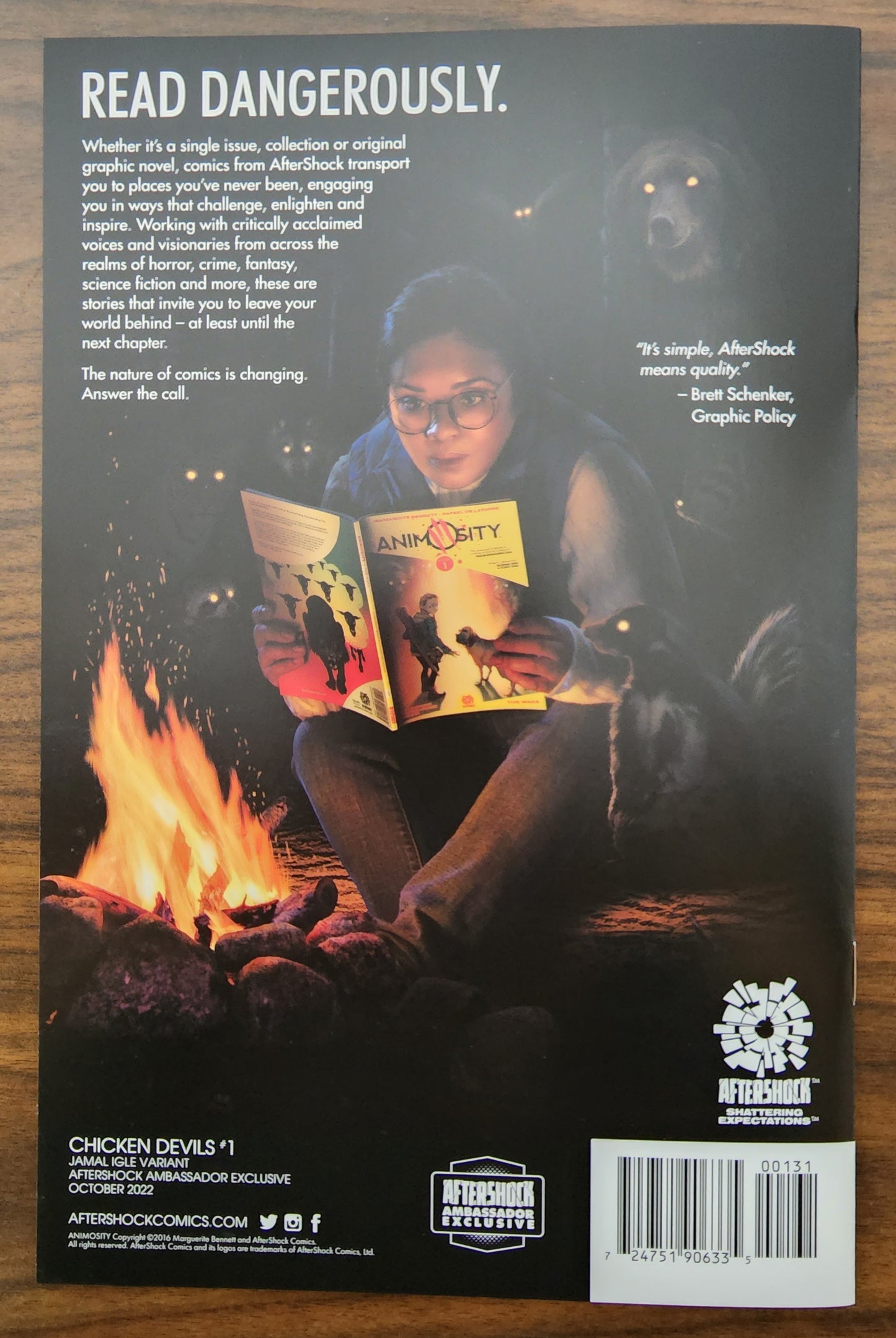 CHICKEN DEVILS #1 AFTERSHOCK AMBASSADOR EXCLUSIVE VARIANT 2022 comic book AFTERSHOCK COMICS