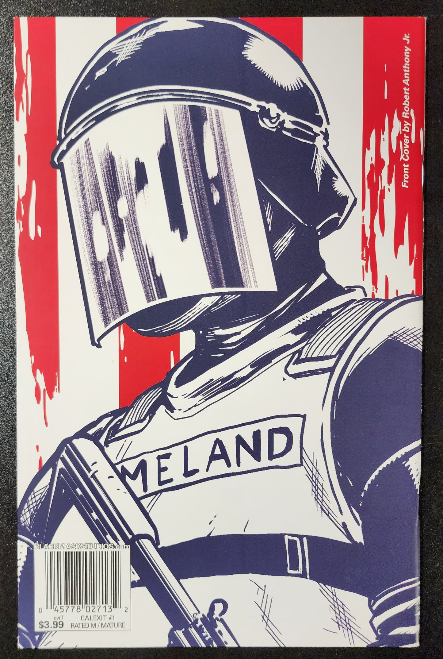 CALEXIT #1 MULHOLLAND RESISTANCE NYCC VARIANT SIGNED BY PIZZOLO & NAHUELPAN 2017 BLACK MASK COMICS