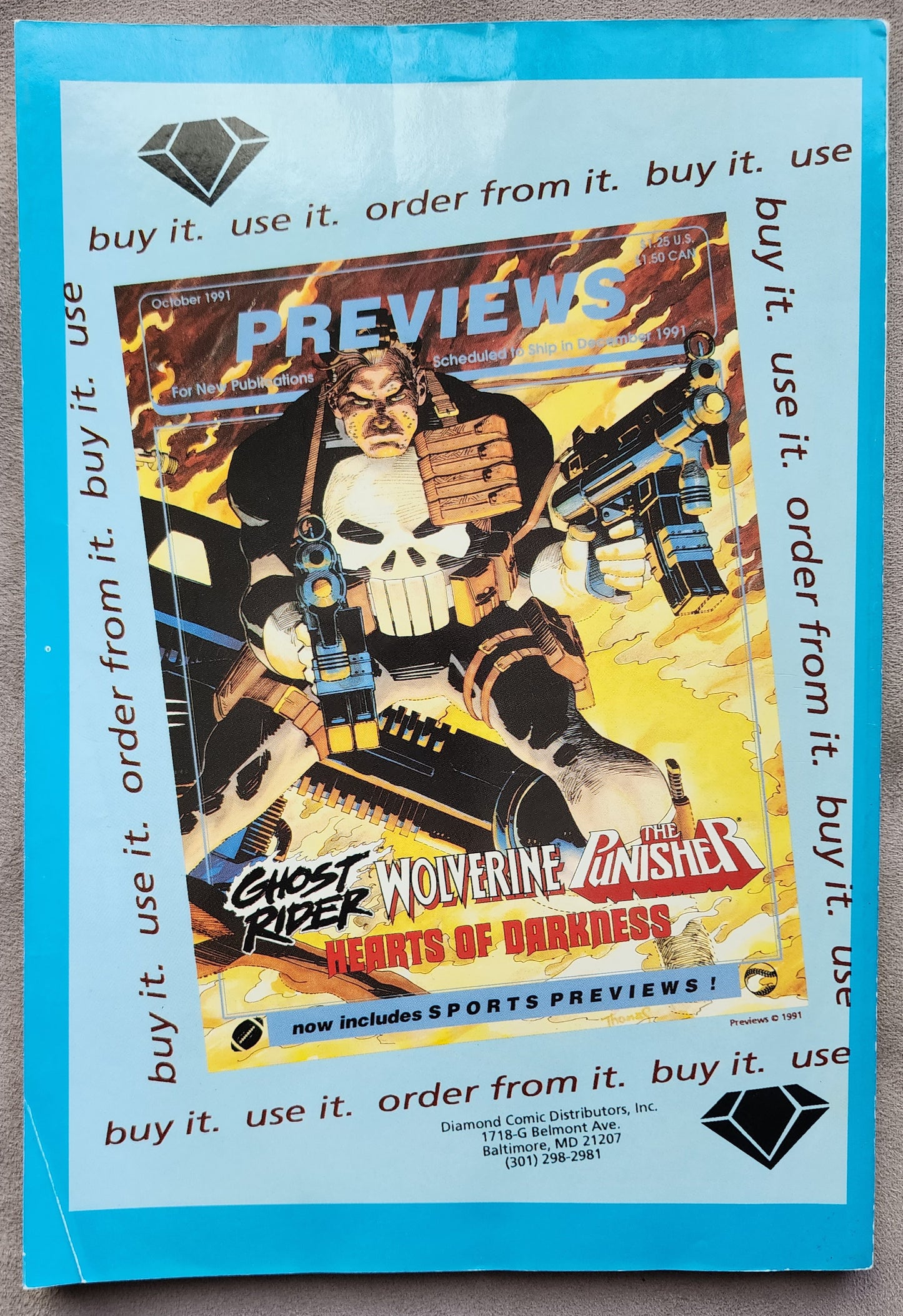 WIZARD MAGAZINE #3 WITH POSTER 1991 WIZARD