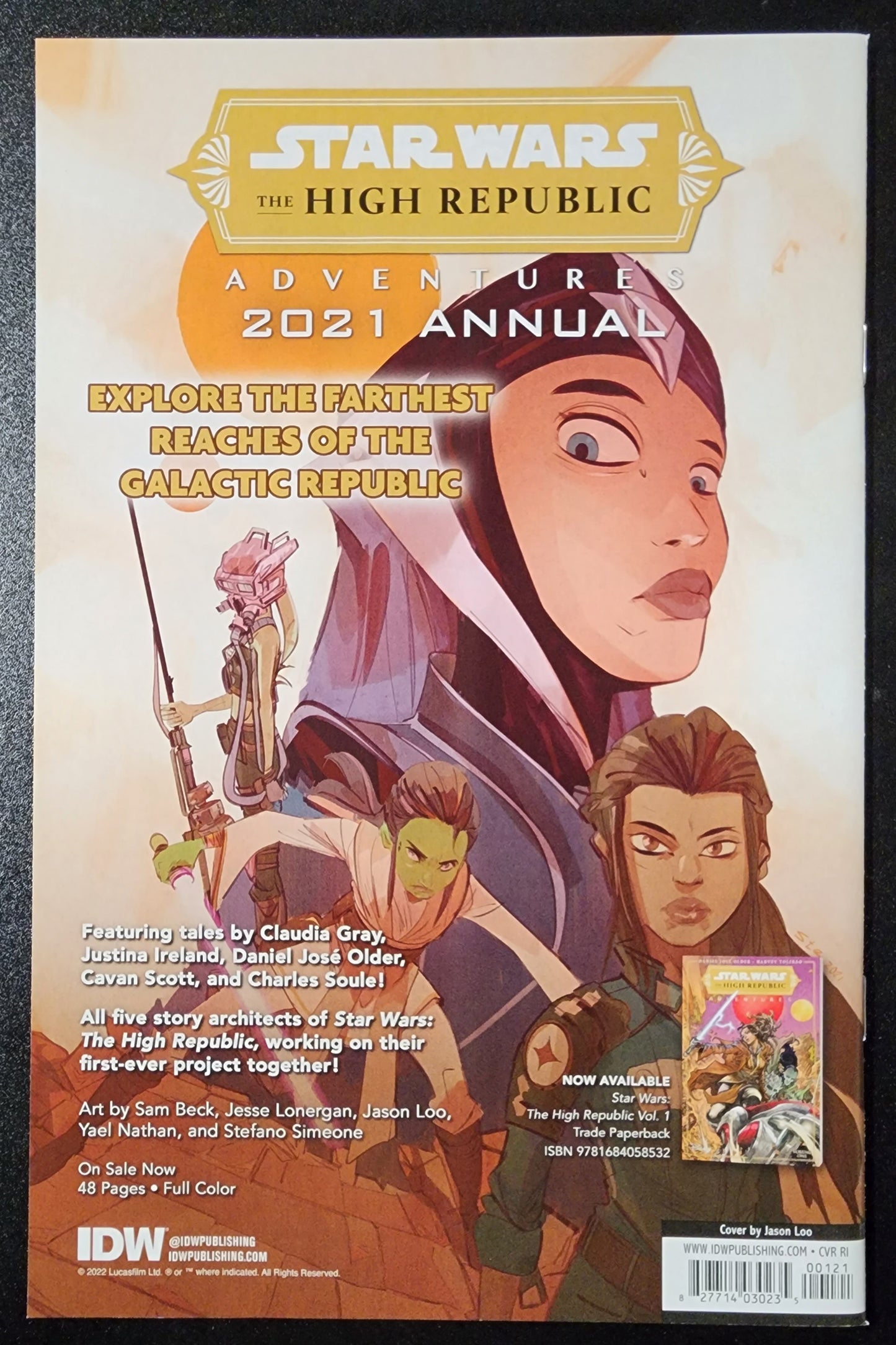 STAR WARS HIGH REPUBLIC GALACTIC BAKE OFF 1:10 VARIANT 2021 Star Wars IDW PUBLISHING