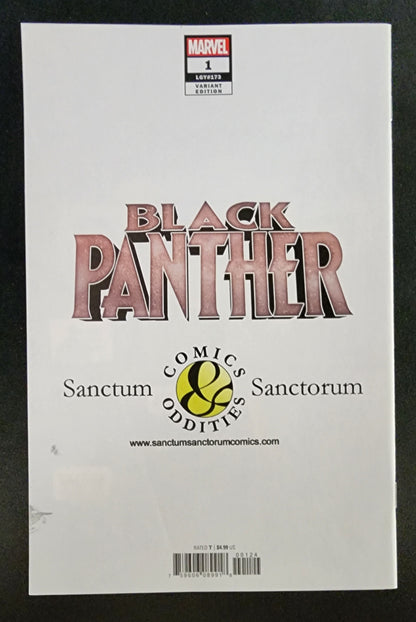 BLACK PANTHER #1 VARIANT SIGNED BY DAVID MACK 2018