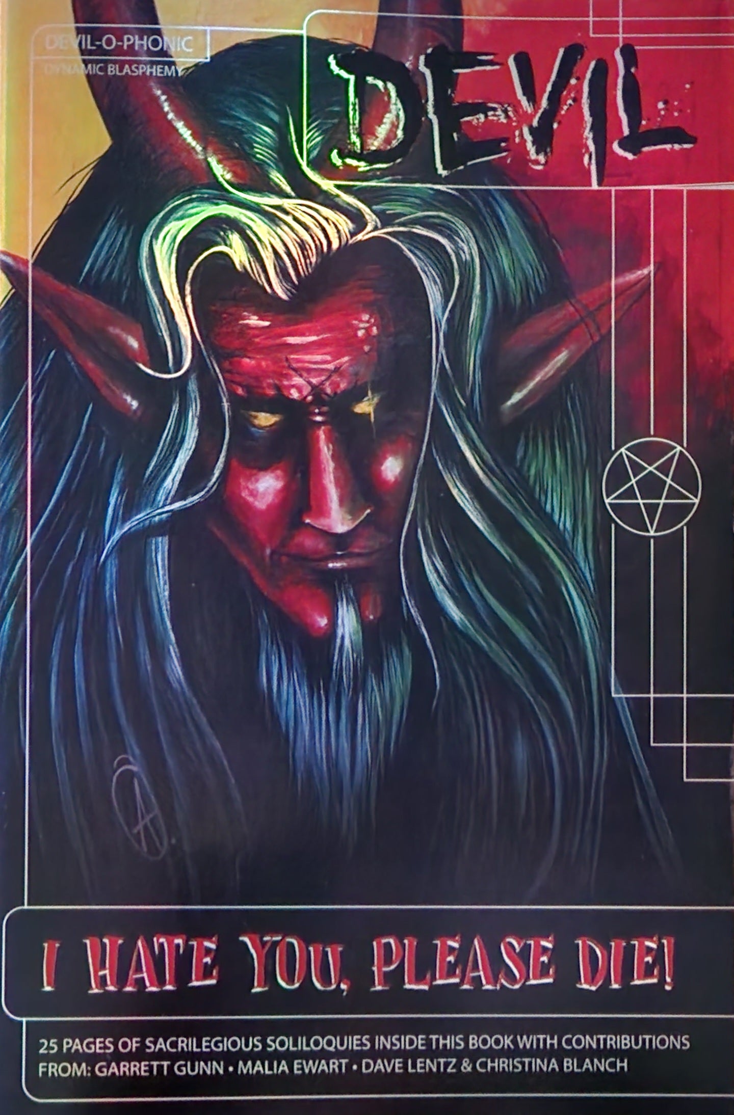 I HATE YOU PLEASE DIE AUDRA OLIVIA CHROME HOMAGE VARIANT SIGNED BY AUDRA SOURCE POINT PRESS