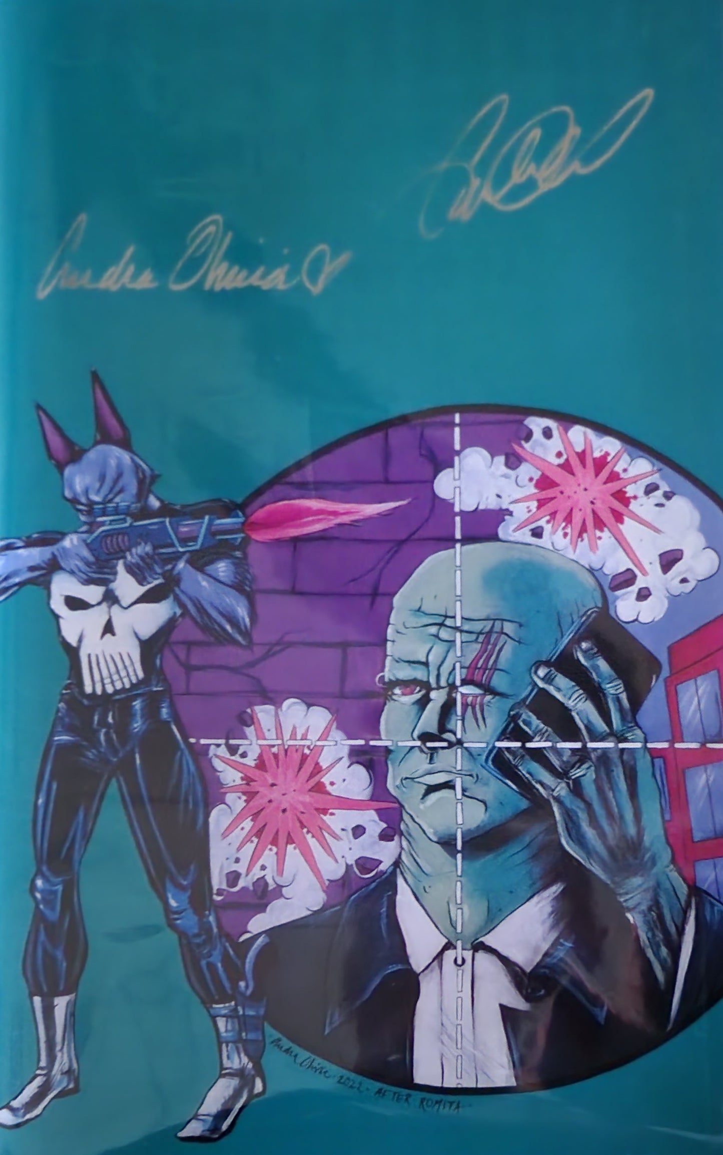 GOOD BOY DIRECTORS CUT AUDRA OLIVIA VIRGIN HOMAGE VARIANT SIGNED BY AUDRA OLIVIA & GARRETT GUNN SOURCE POINT PRESS