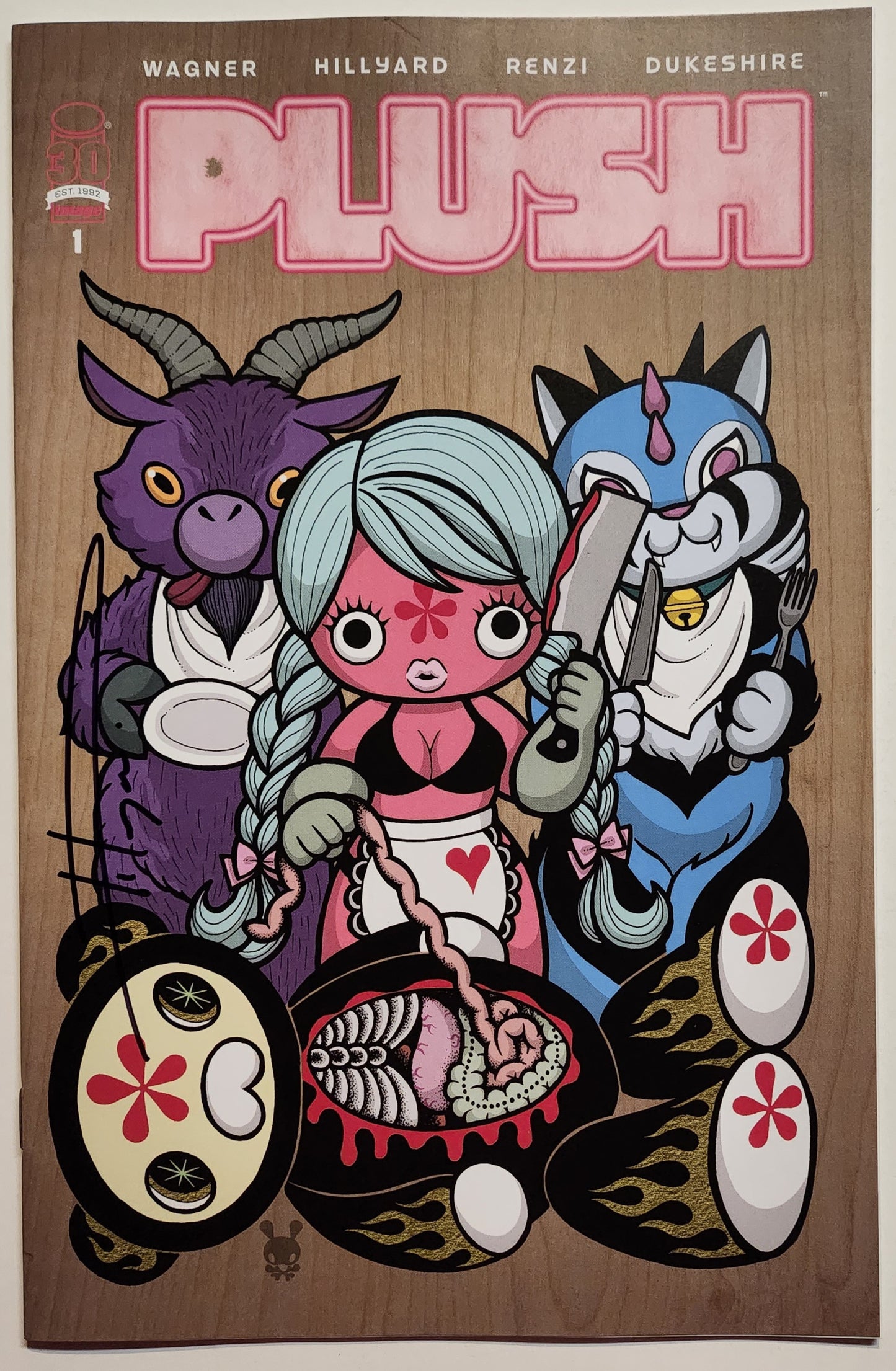 PLUSH #1 JUNKO MIZUNO VARIANT 2022 SIGNED BY DOUG WAGNER IMAGE COMICS