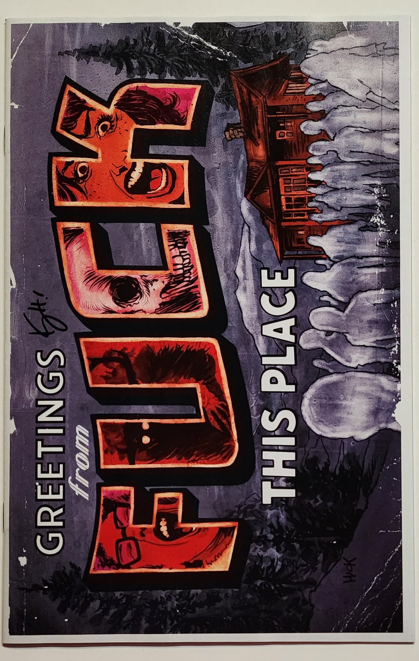 F*CK THIS PLACE #1 (I HATE THIS PLACE) ROBERT HACK VARIANT 2022 SIGNED BY KYLE STARKS IMAGE COMICS