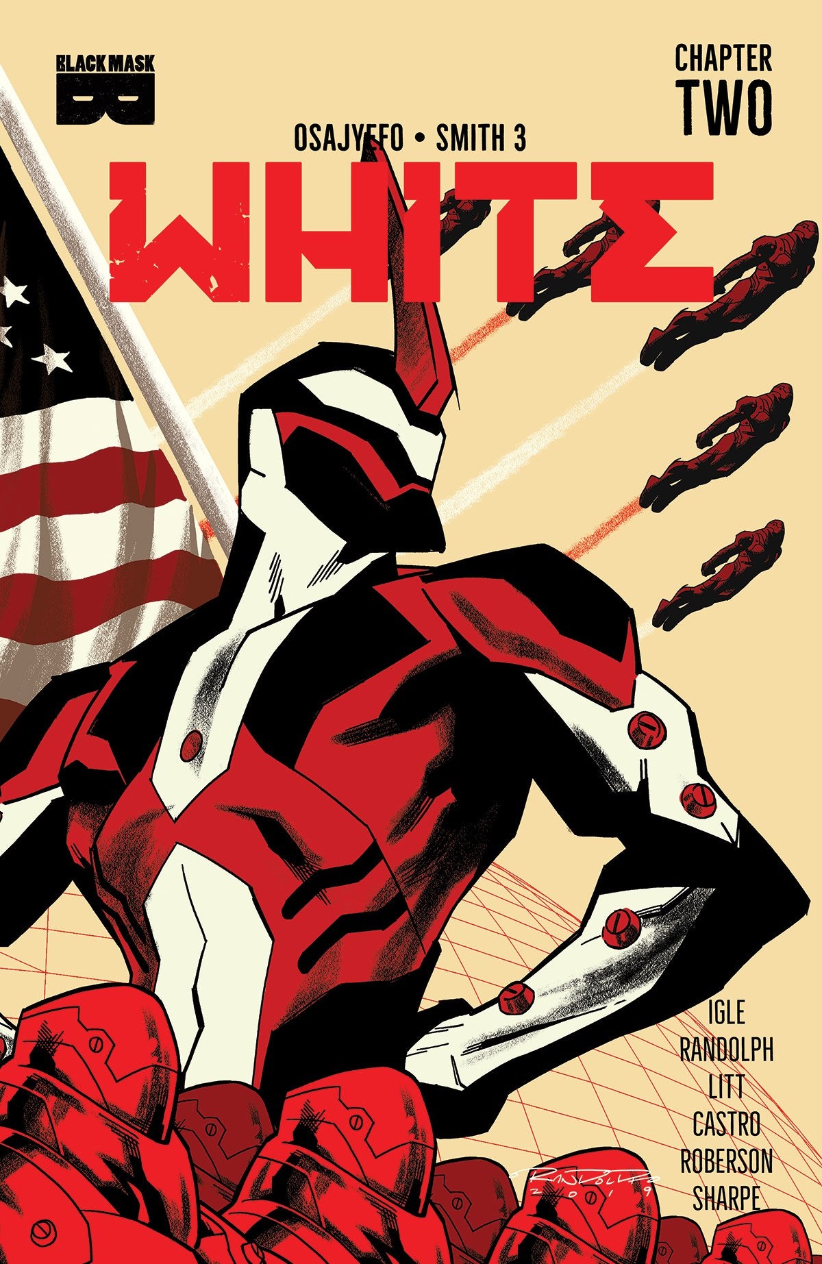 WHITE #2 2ND PRINT VARIANT (MR) 2021 BLACK MASK COMICS